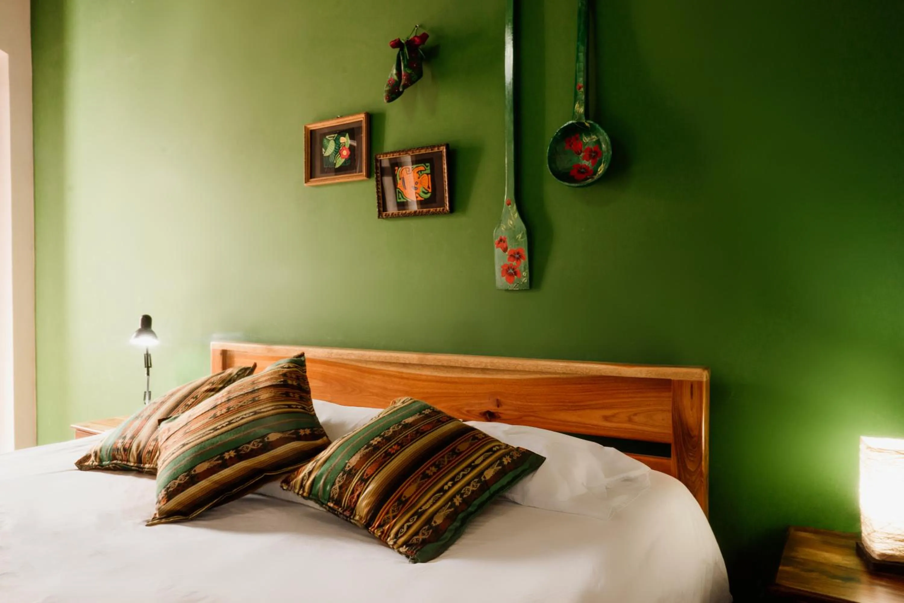 Bed in Hotel Casa Alquimia