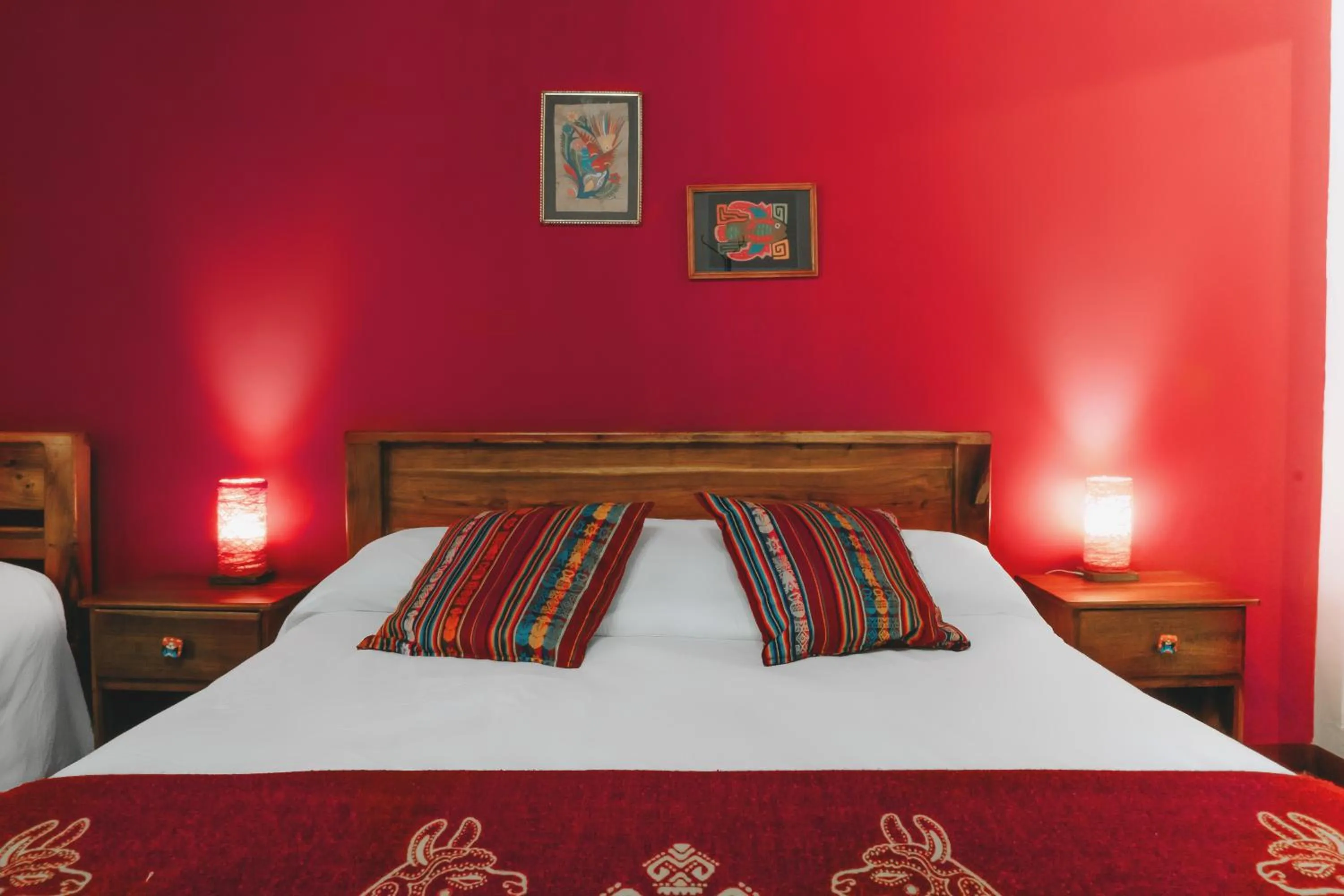 Bed in Hotel Casa Alquimia