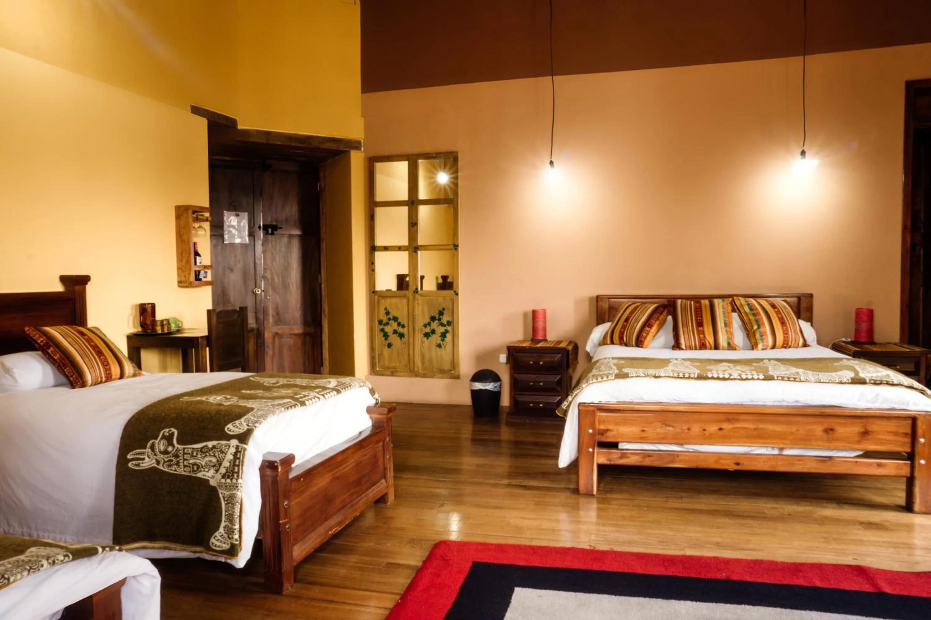 Bed in Hotel Casa Alquimia