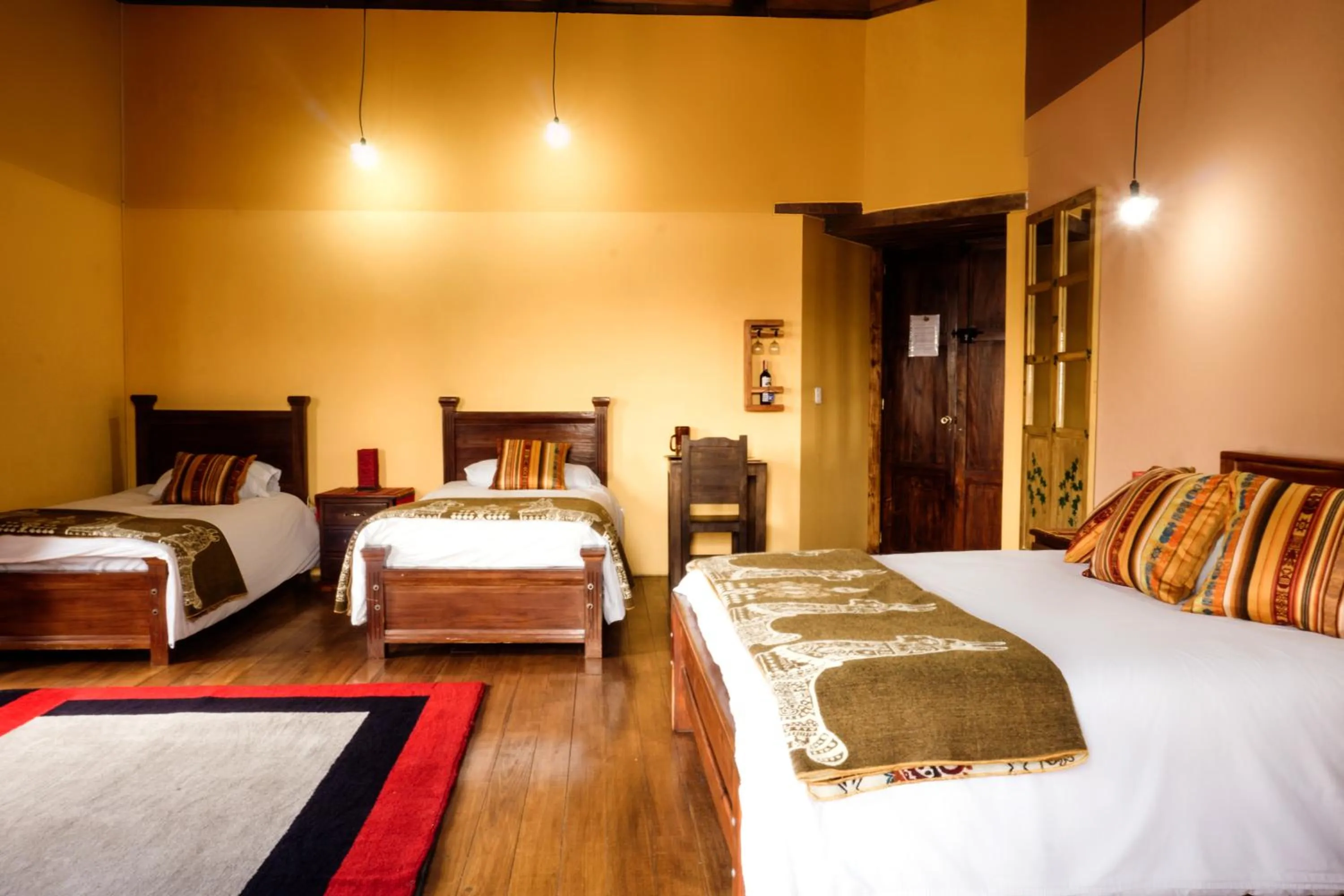 Bed in Hotel Casa Alquimia