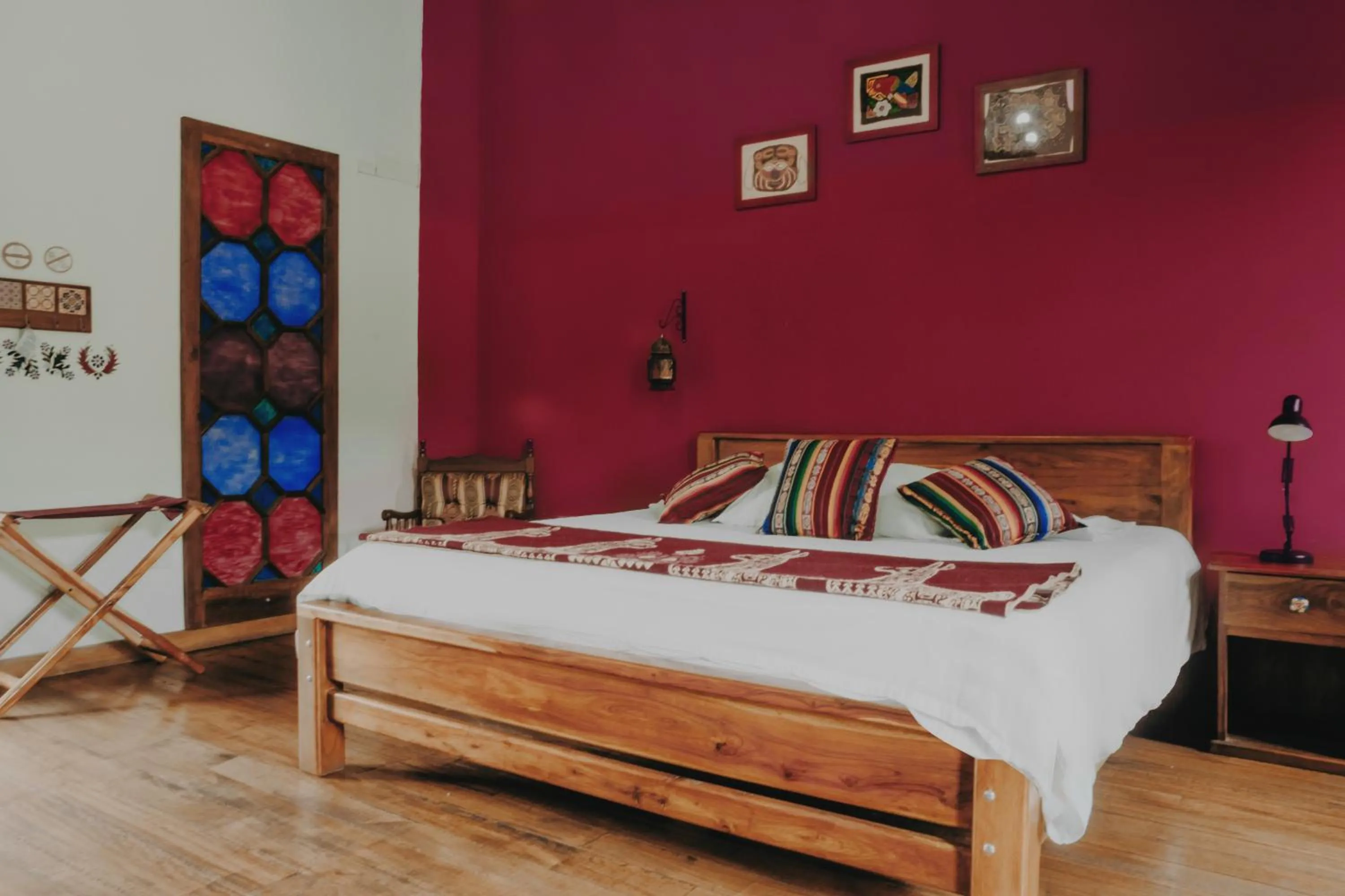 Bed in Hotel Casa Alquimia