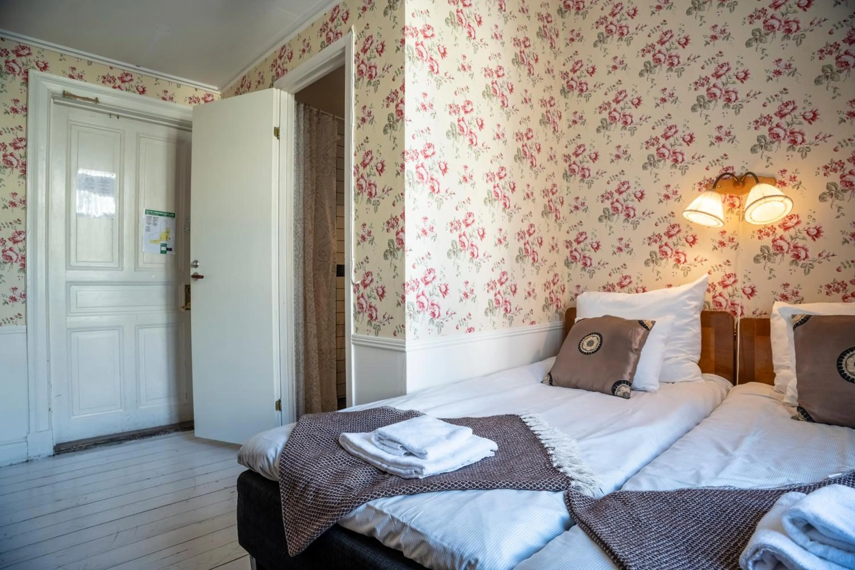 Bed in Grand Hotel Lysekil