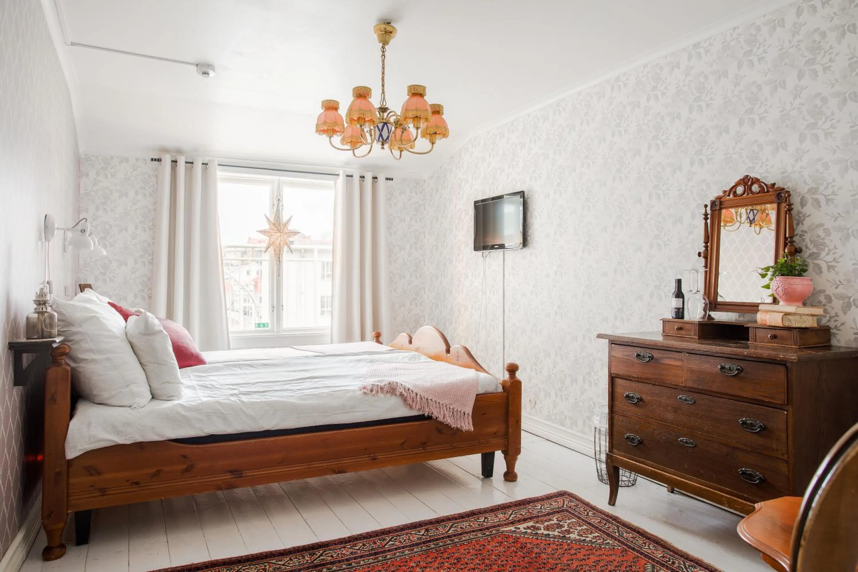 Bed in Grand Hotel Lysekil