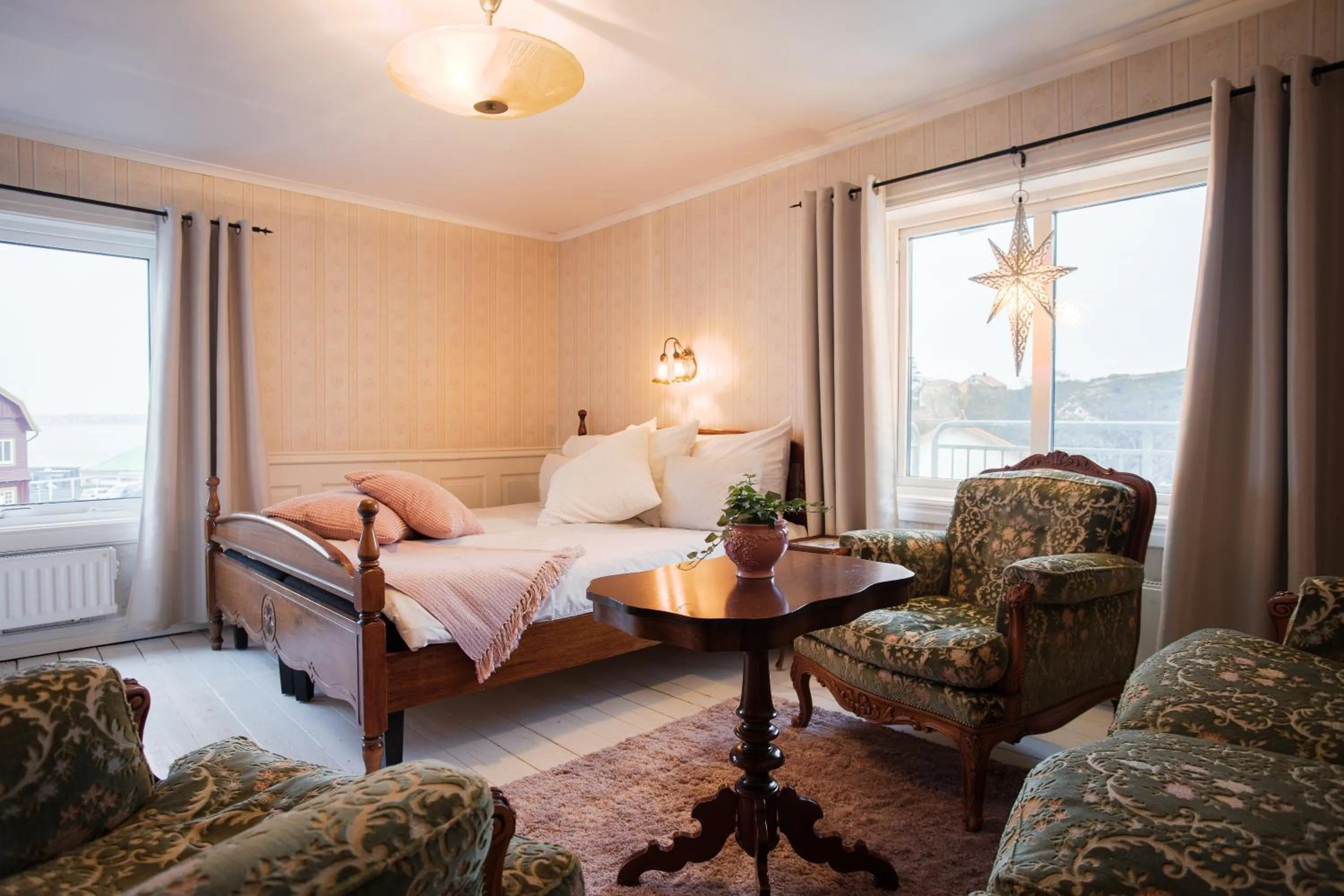 Bed in Grand Hotel Lysekil