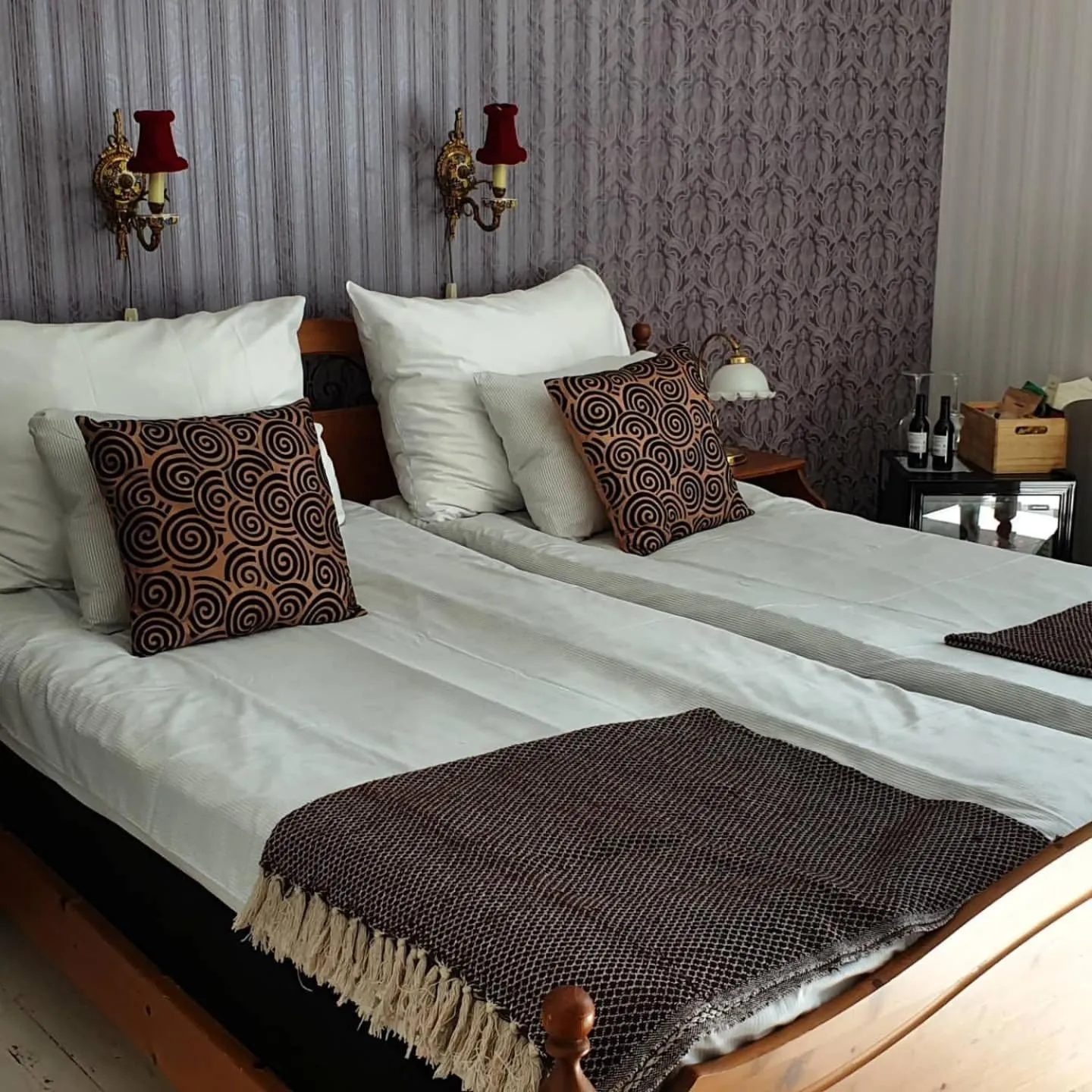 Bed in Grand Hotel Lysekil