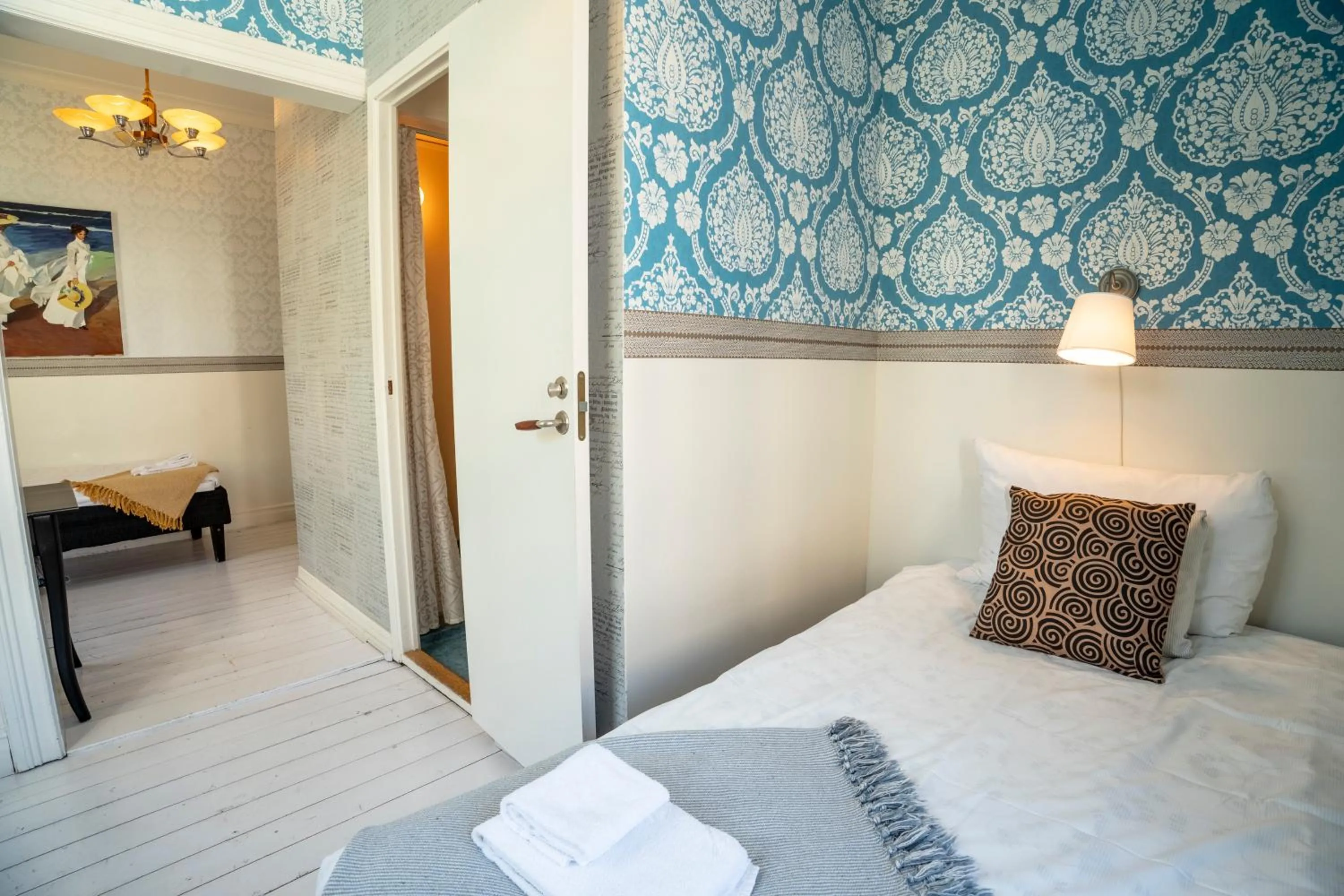 Bed in Grand Hotel Lysekil