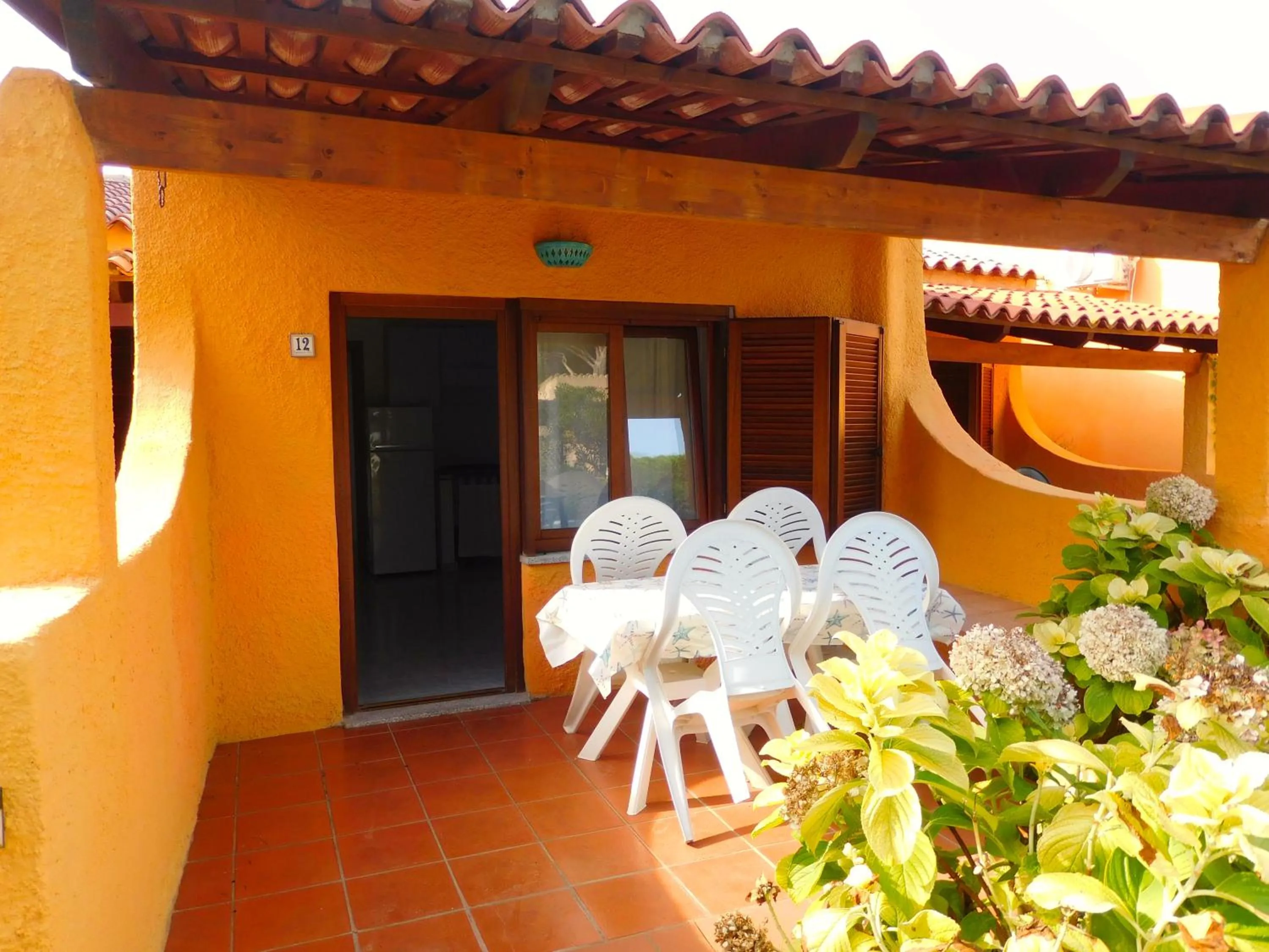 Patio in Residence La Pineta