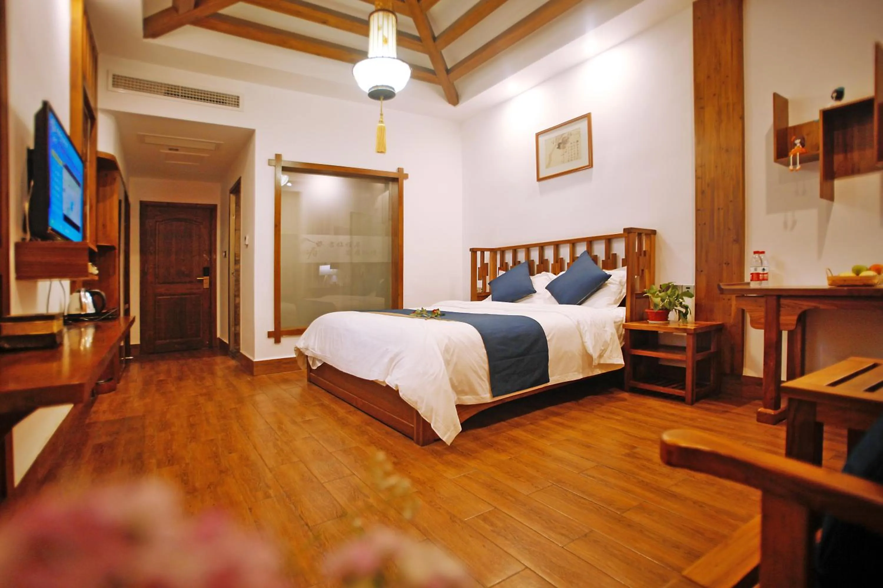 Living room, Bed in Guihua Road 106th Hostel