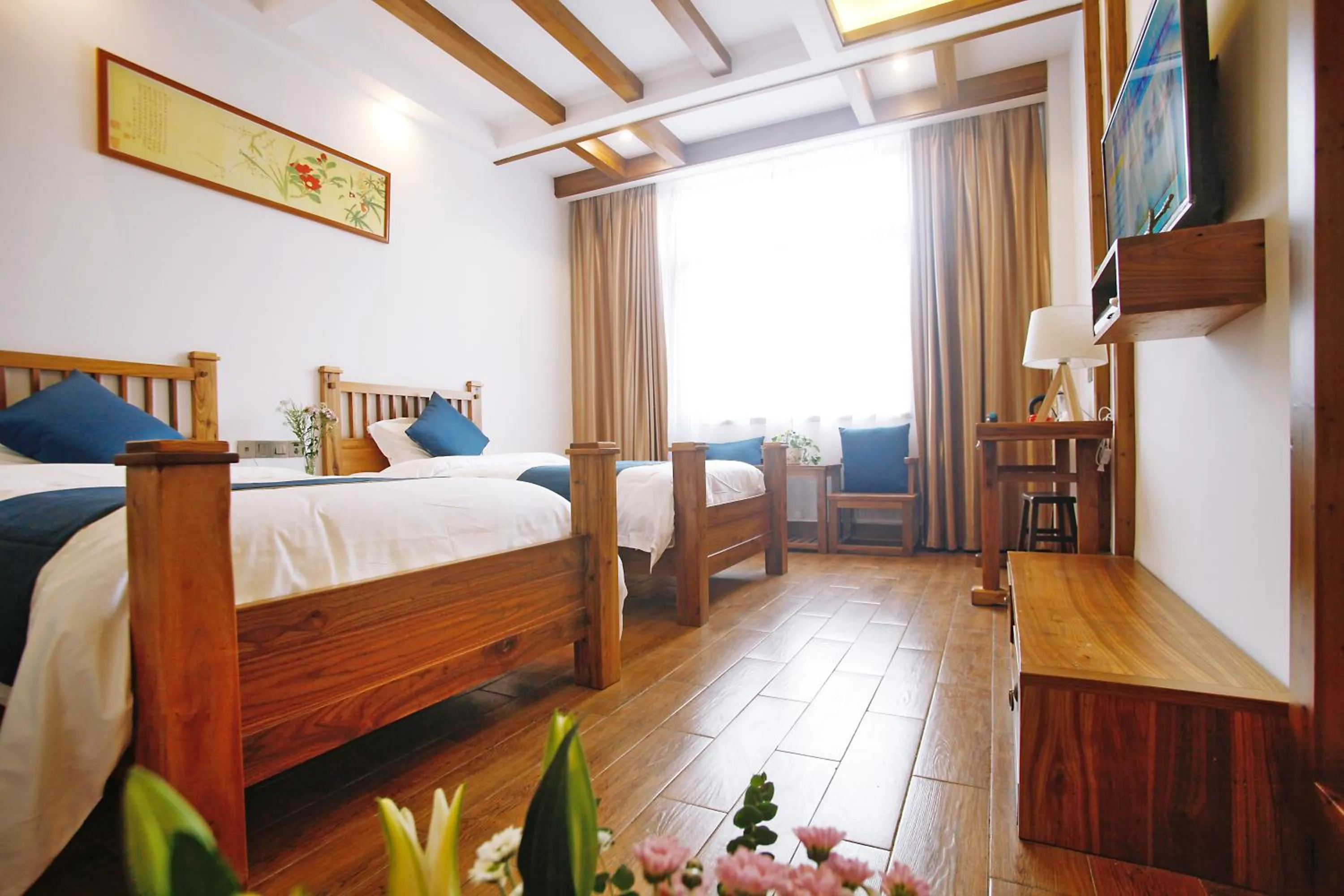 Living room, Bed in Guihua Road 106th Hostel