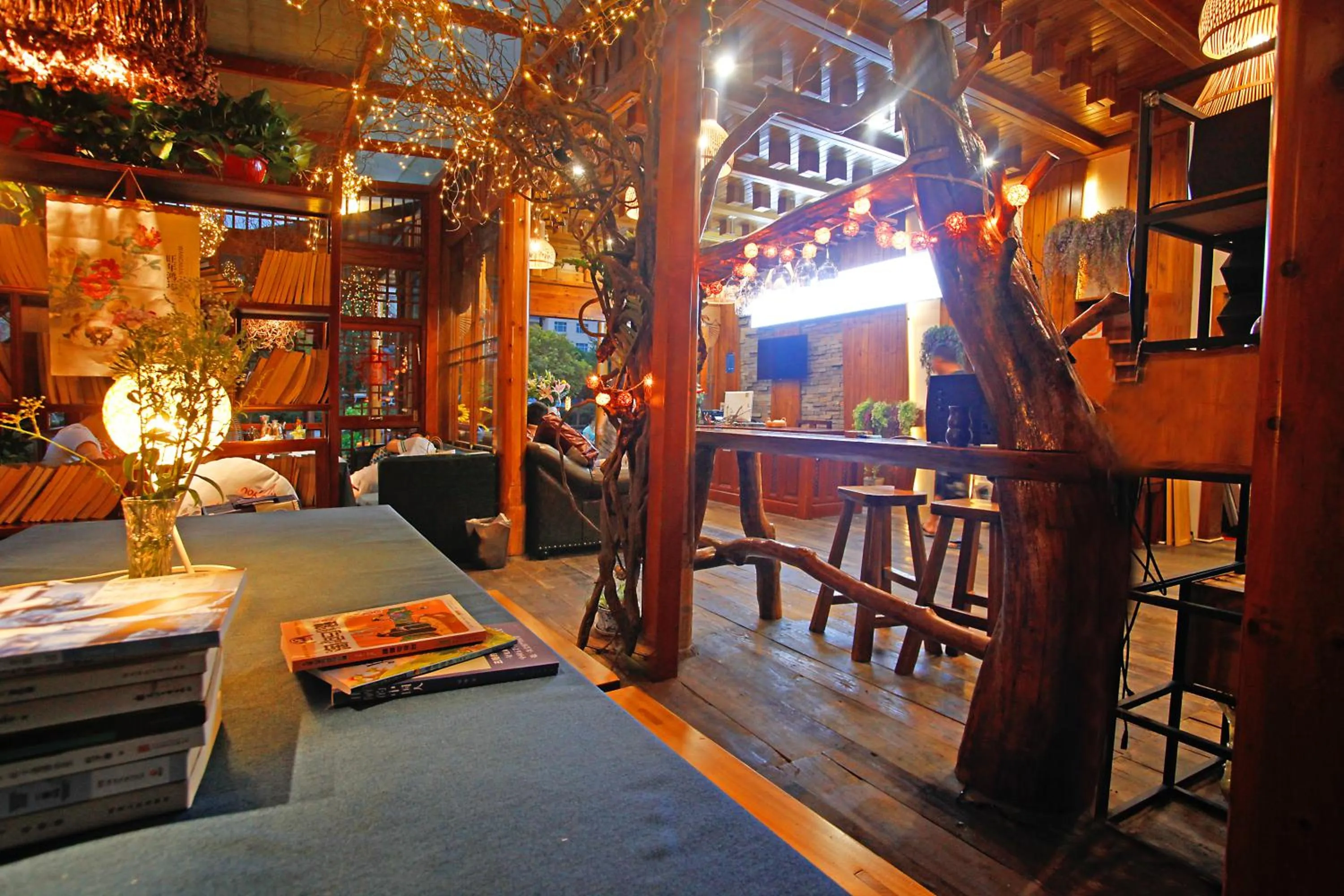 Communal lounge/ TV room in Guihua Road 106th Hostel