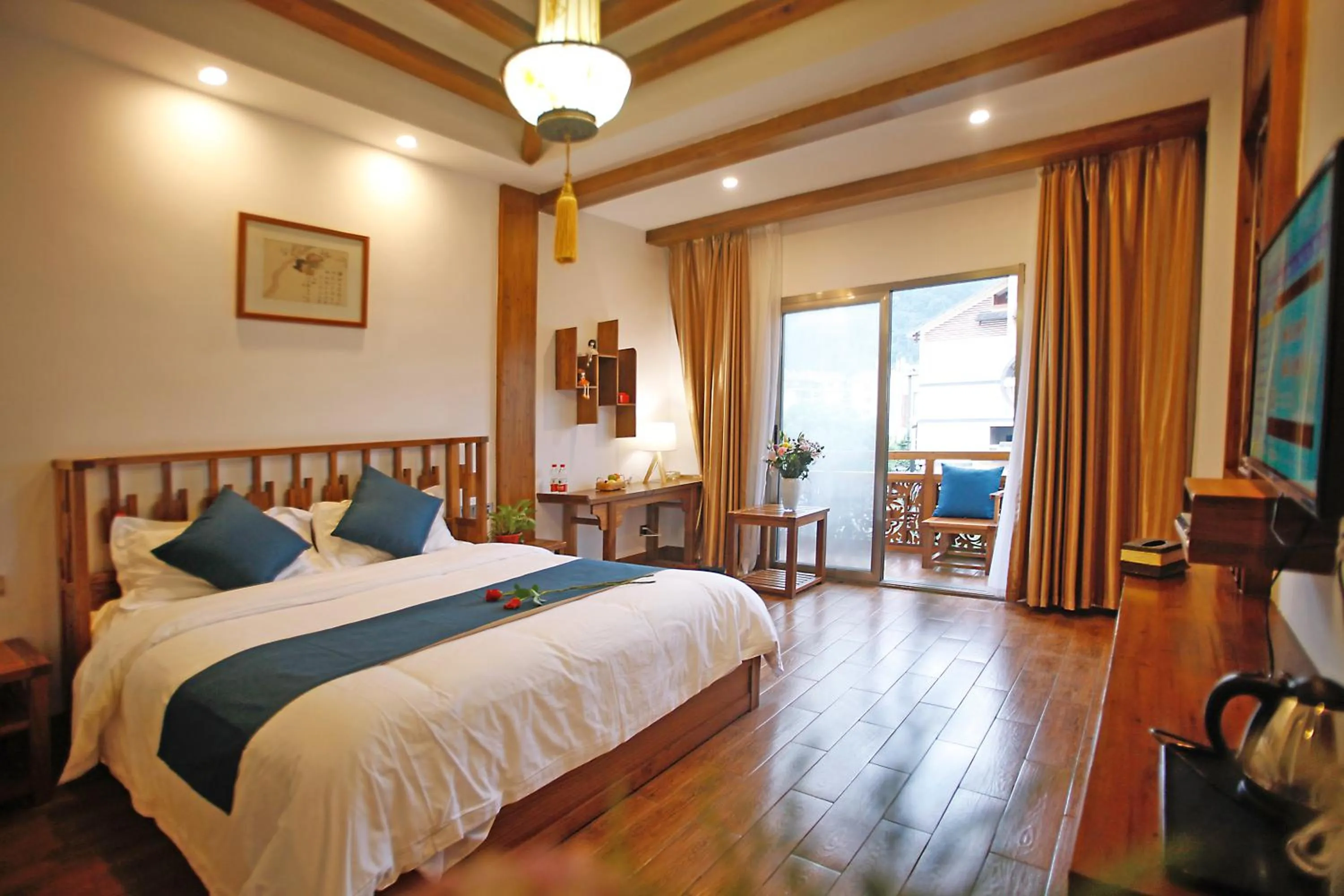 Balcony/Terrace, Bed in Guihua Road 106th Hostel