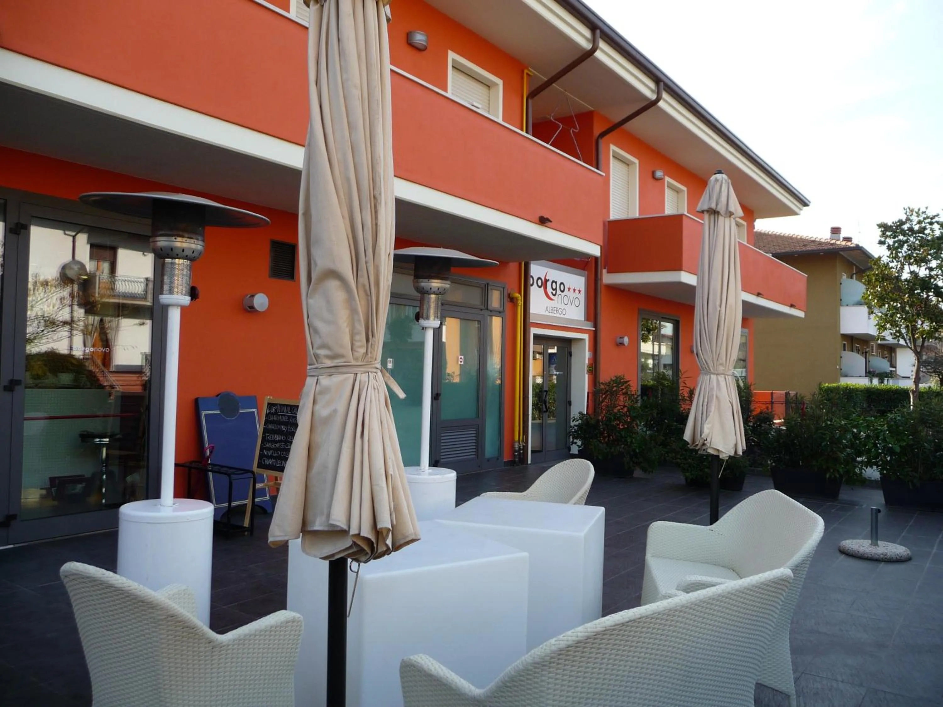Patio in Albergo Borgonovo