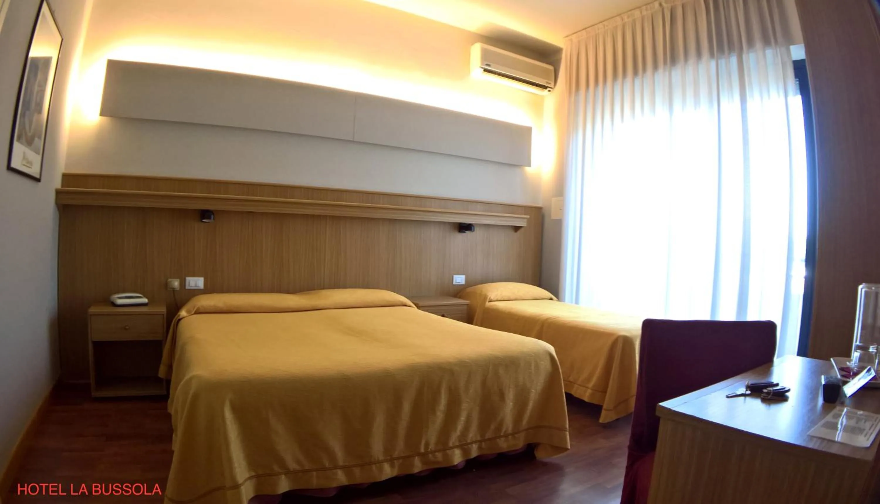 Bed in Hotel La Bussola