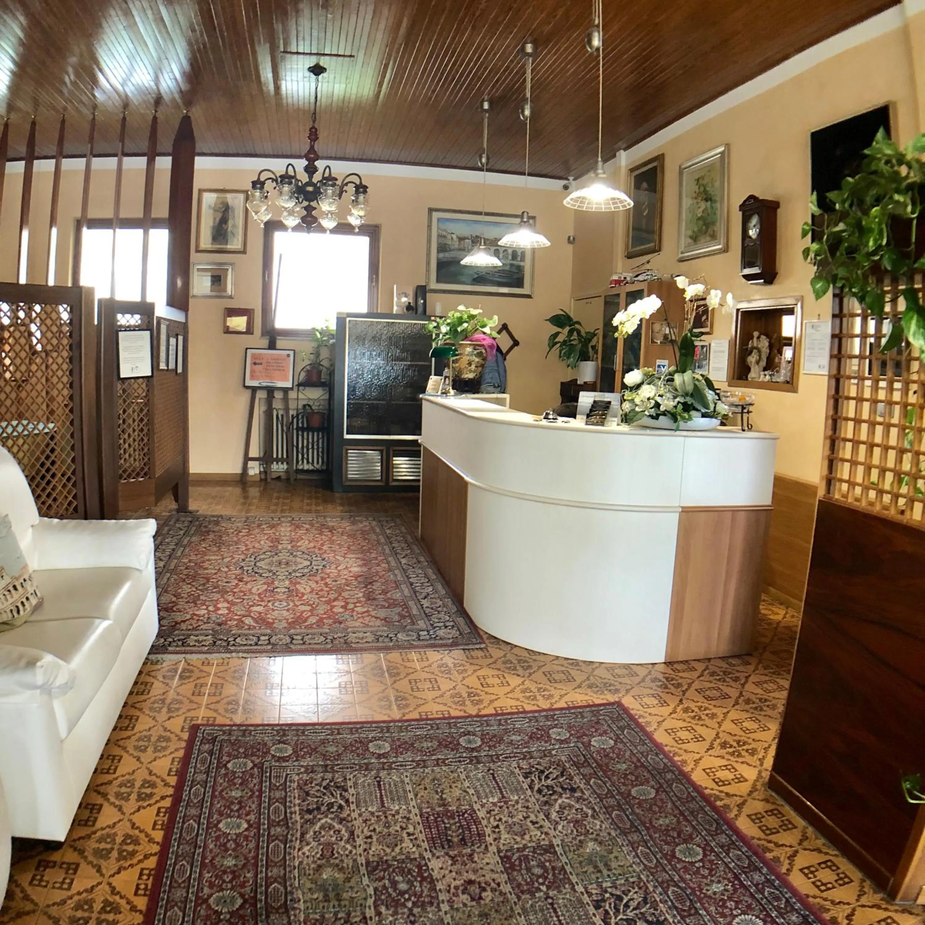 Living room in Hotel La Bussola