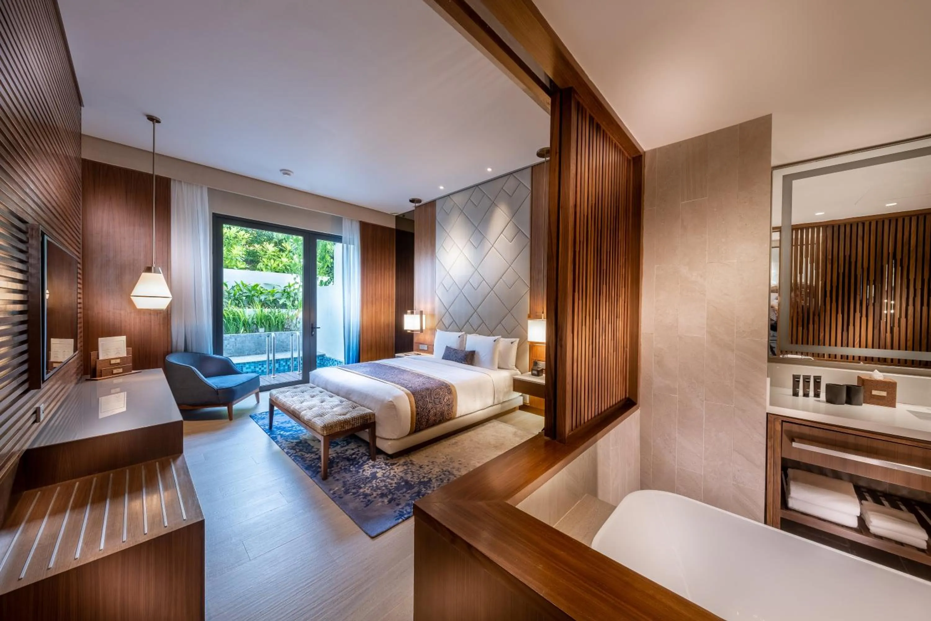 Bed in Hard Rock Hotel Desaru Coast