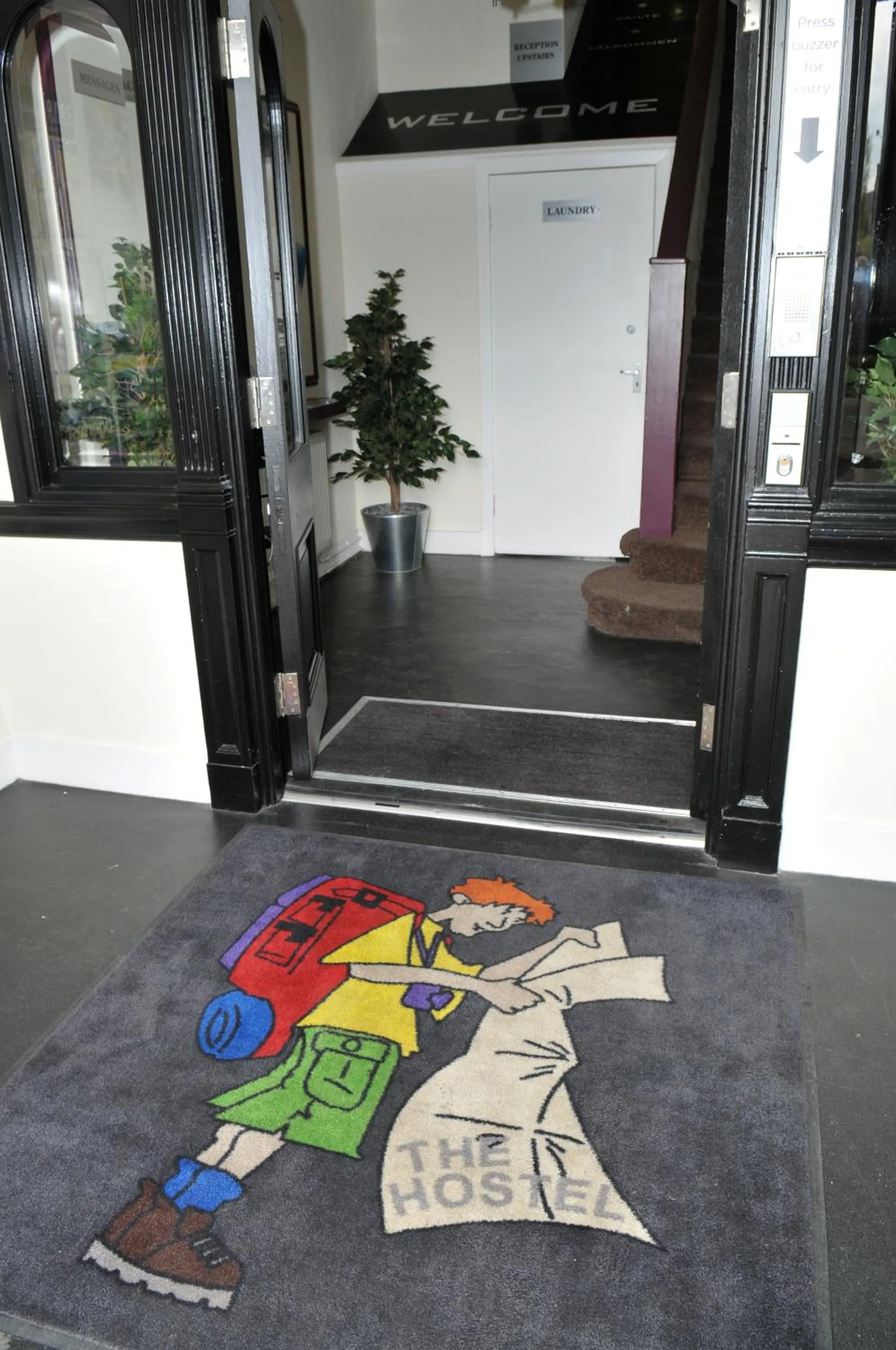 Lobby or reception in The Hostel