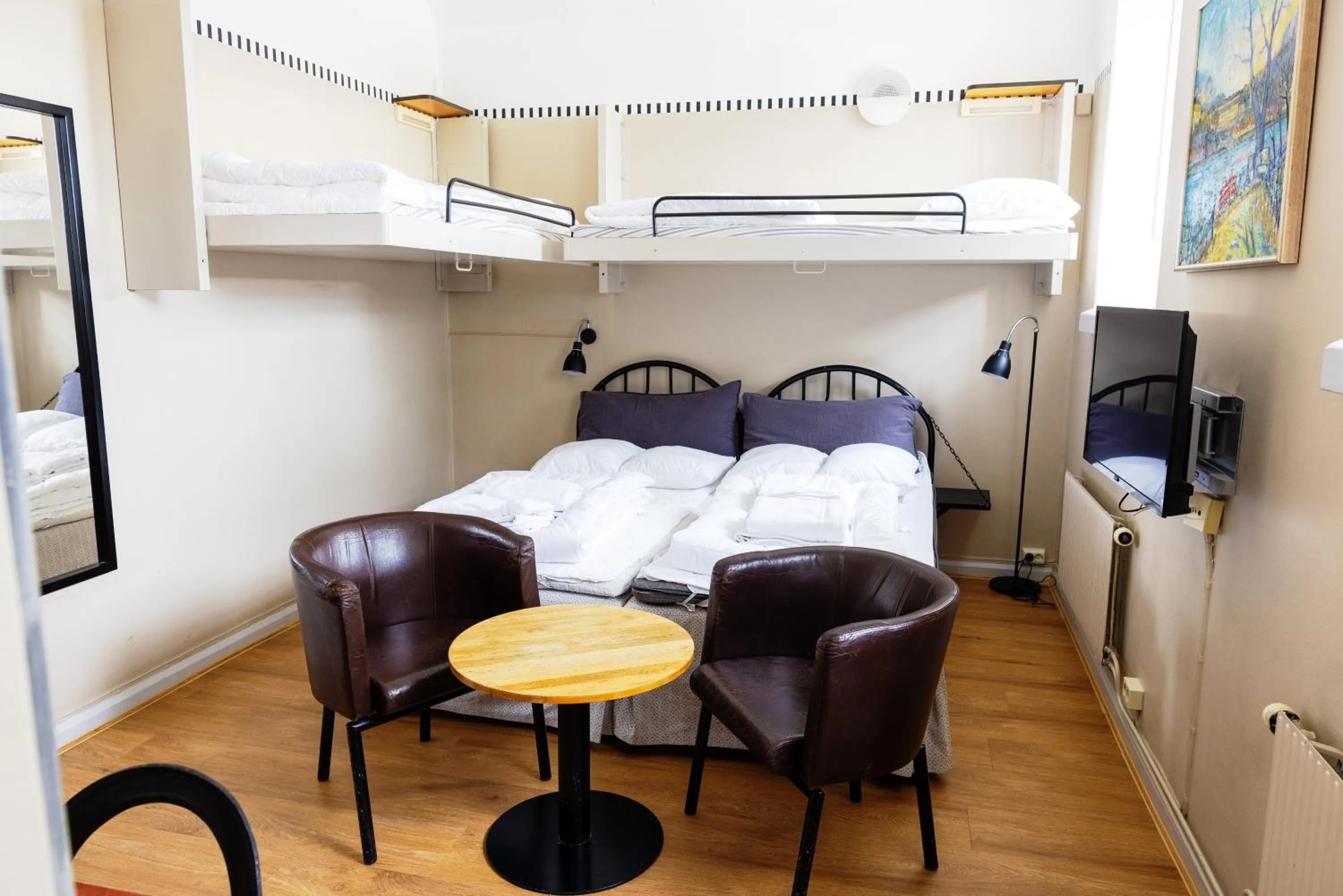 Bedroom, Bed in STF Långholmen Hostel