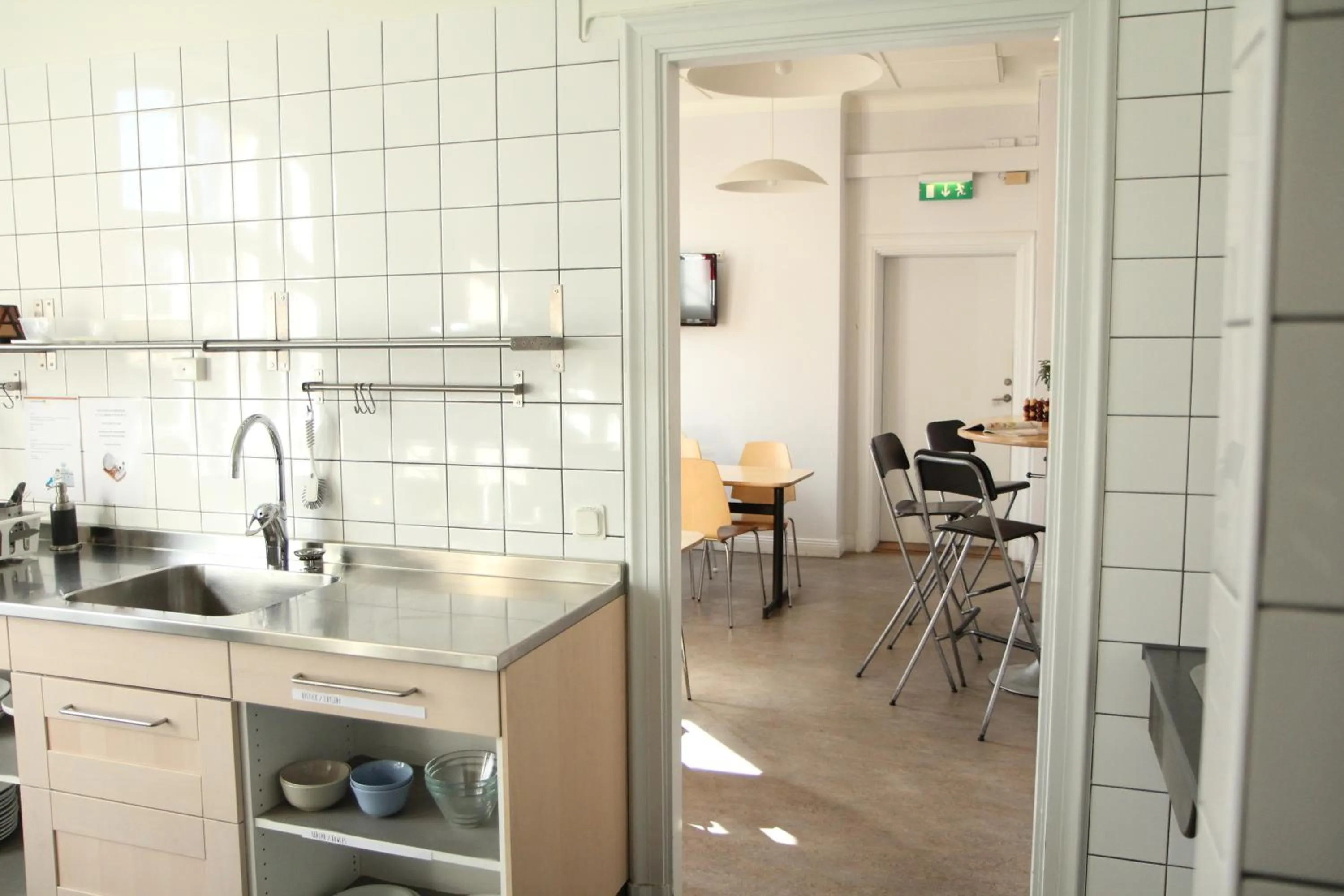 kitchen in STF Långholmen Hostel
