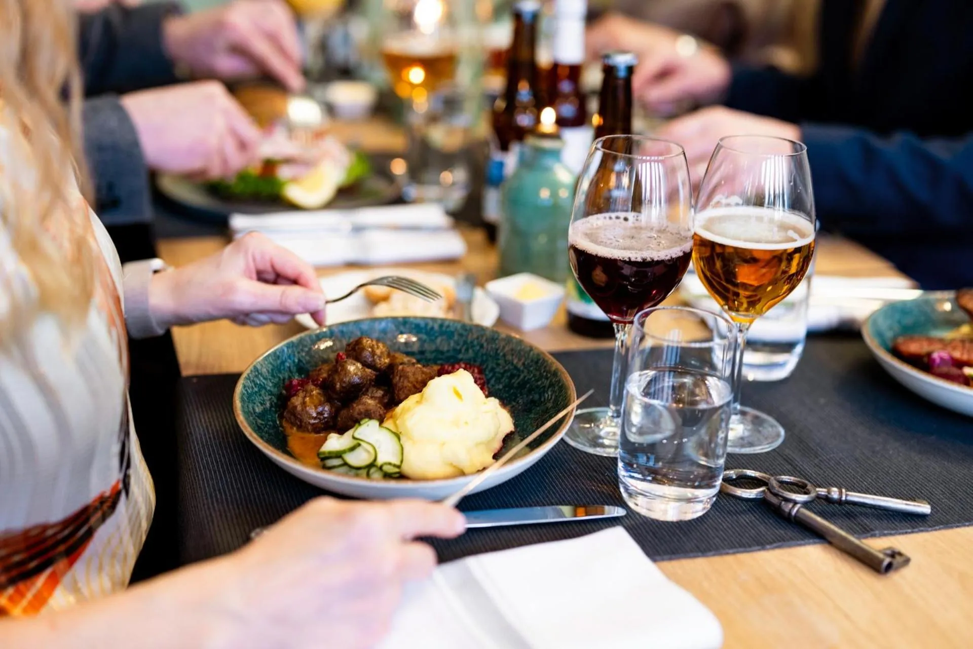 Food and drinks in STF Långholmen Hostel