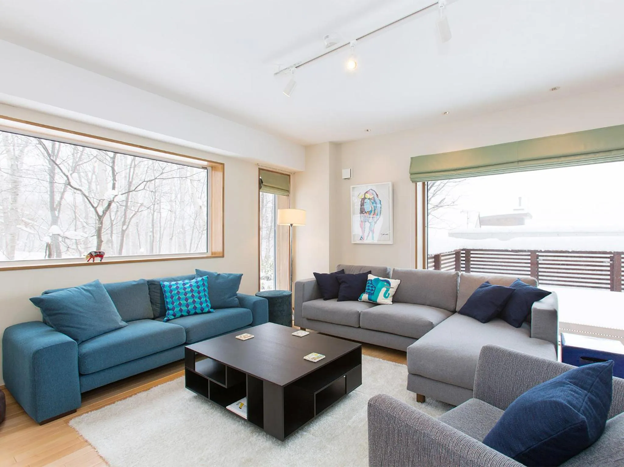 Living room in Kita Kitsune Chalet