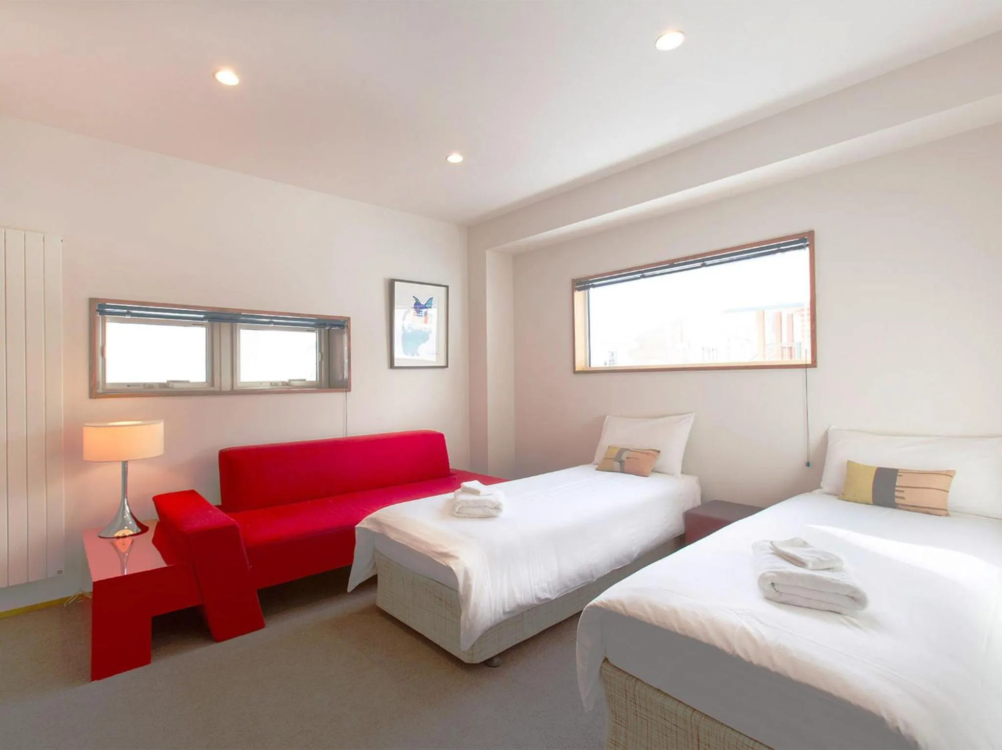 Bed in Kita Kitsune Chalet