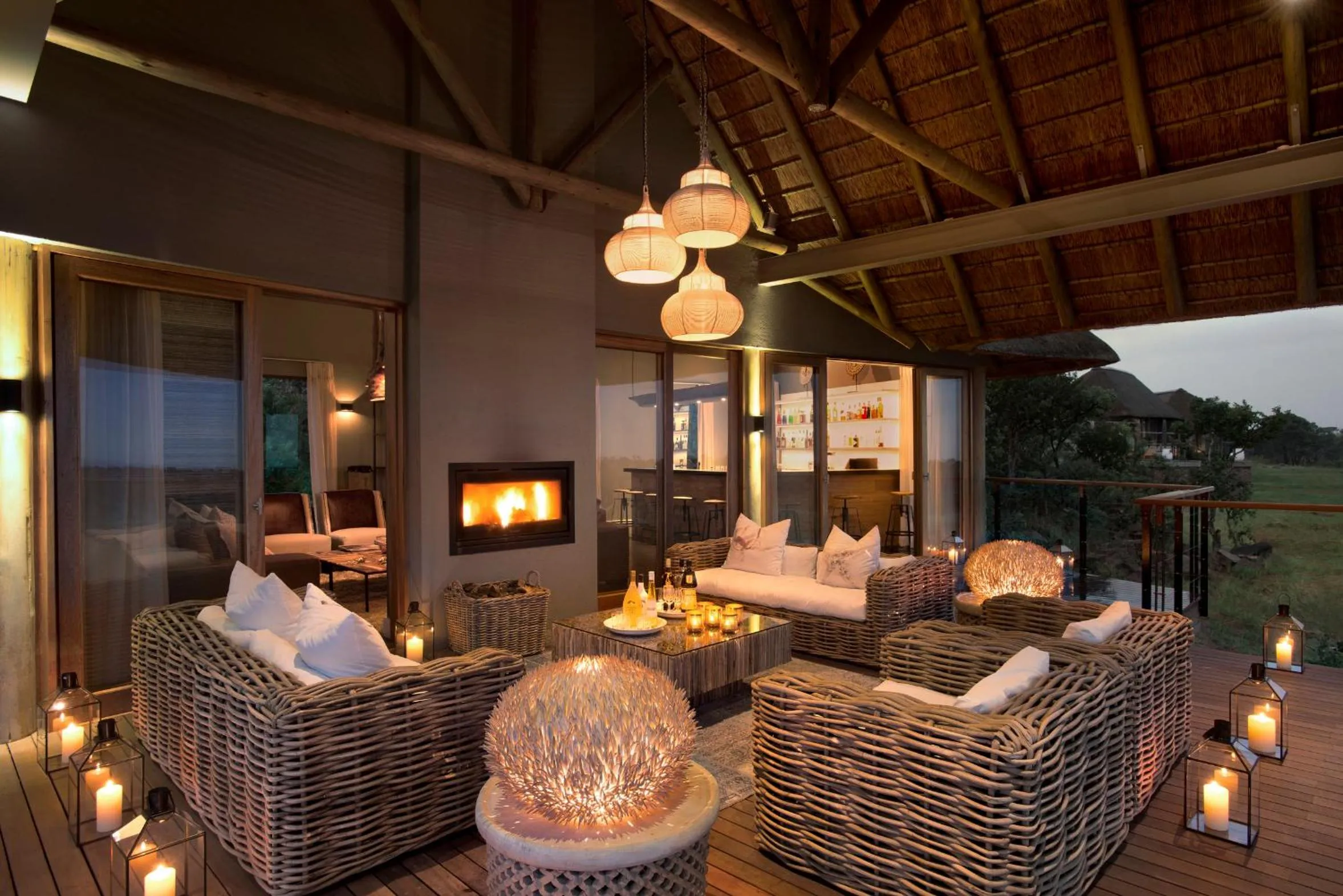 Patio in MHONDORO SAFARI LODGE & VILLA