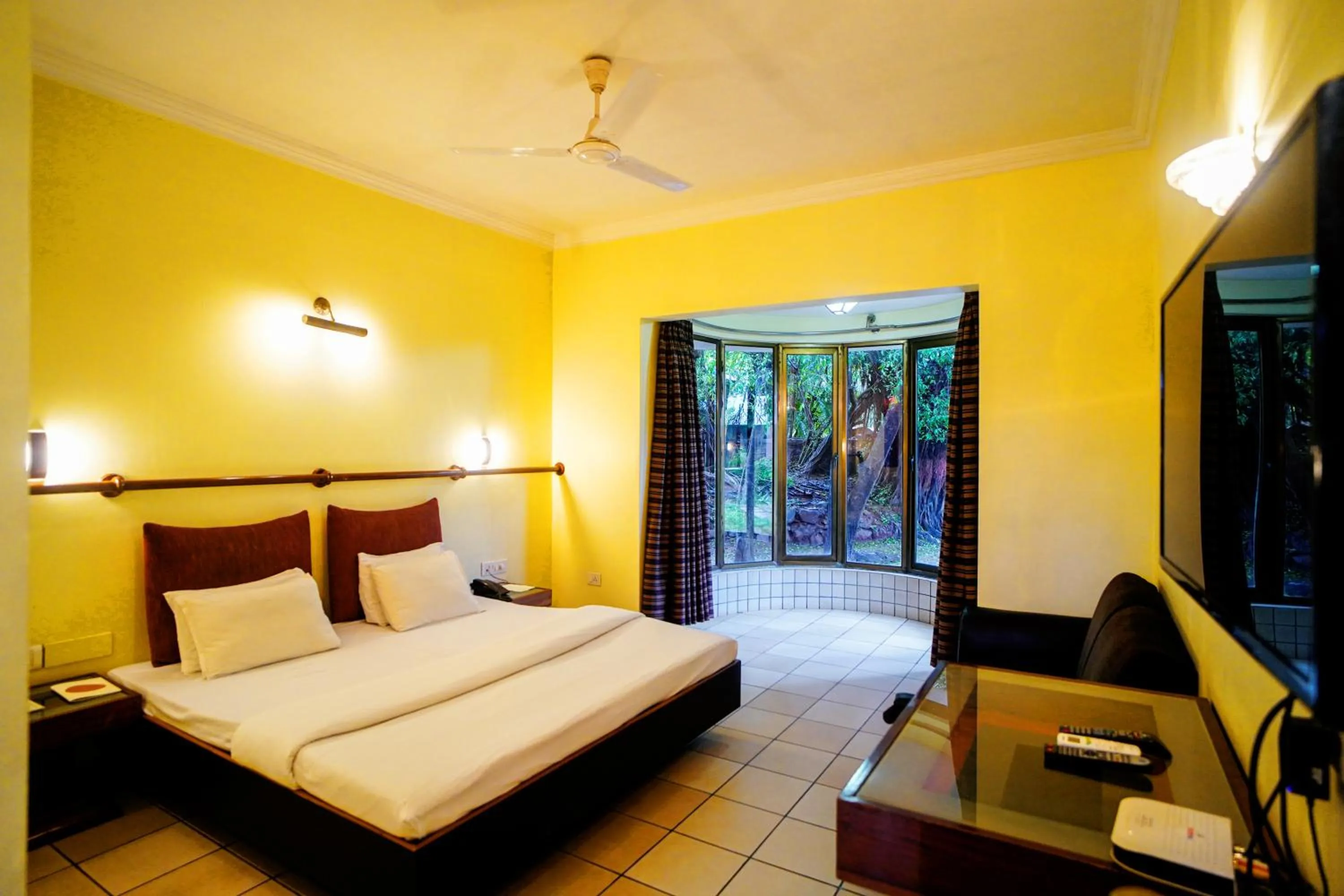 Bedroom, Bed in Treasure Island Resorts Lonavala
