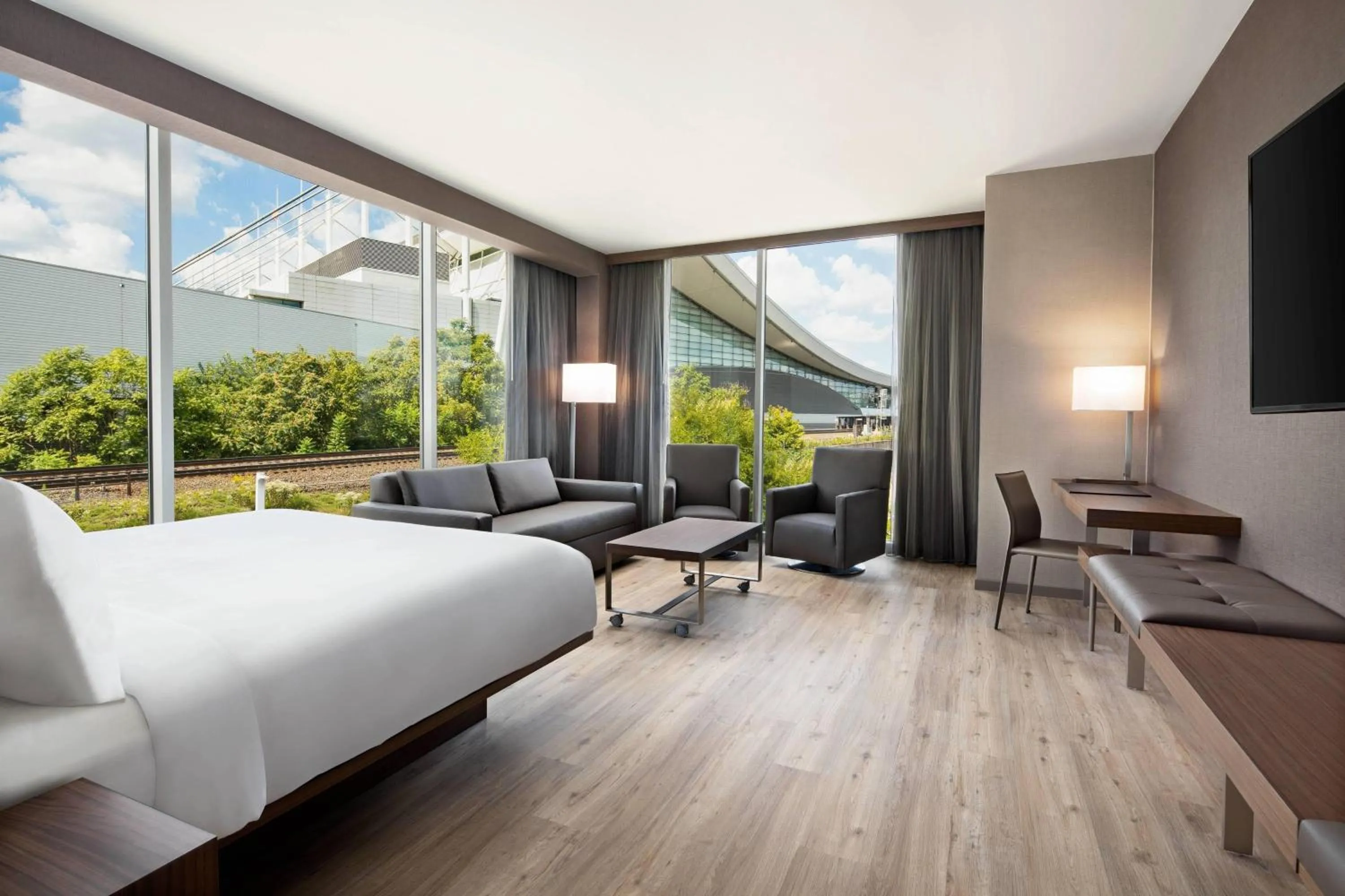 Photo of the whole room, Bed in AC Hotel by Marriott Pittsburgh Downtown