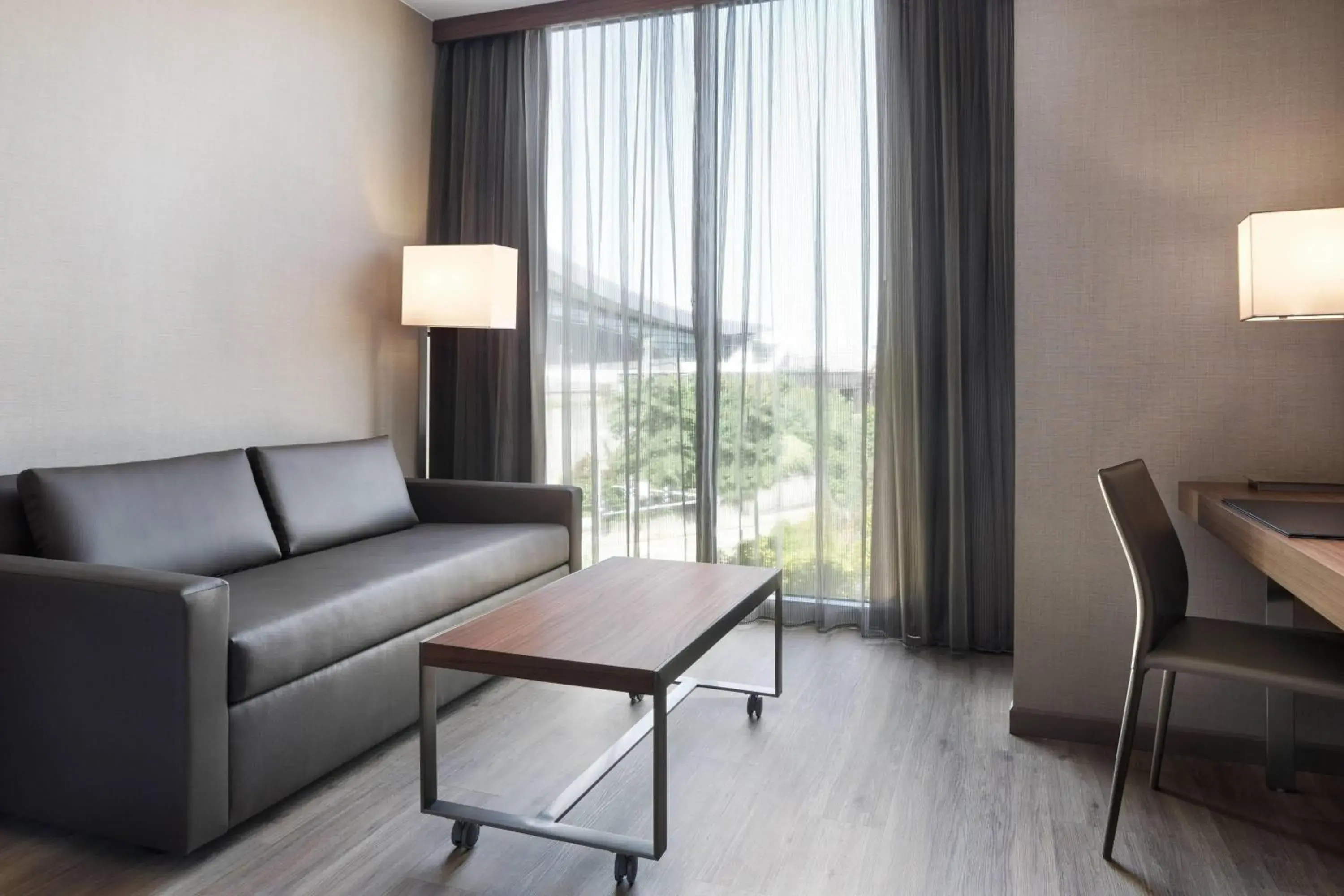 Guest Room with King Bed - City View in AC Hotel by Marriott Pittsburgh Downtown Guest Room with King Bed - City View in AC Hotel by Marriott Pittsburgh Downtown