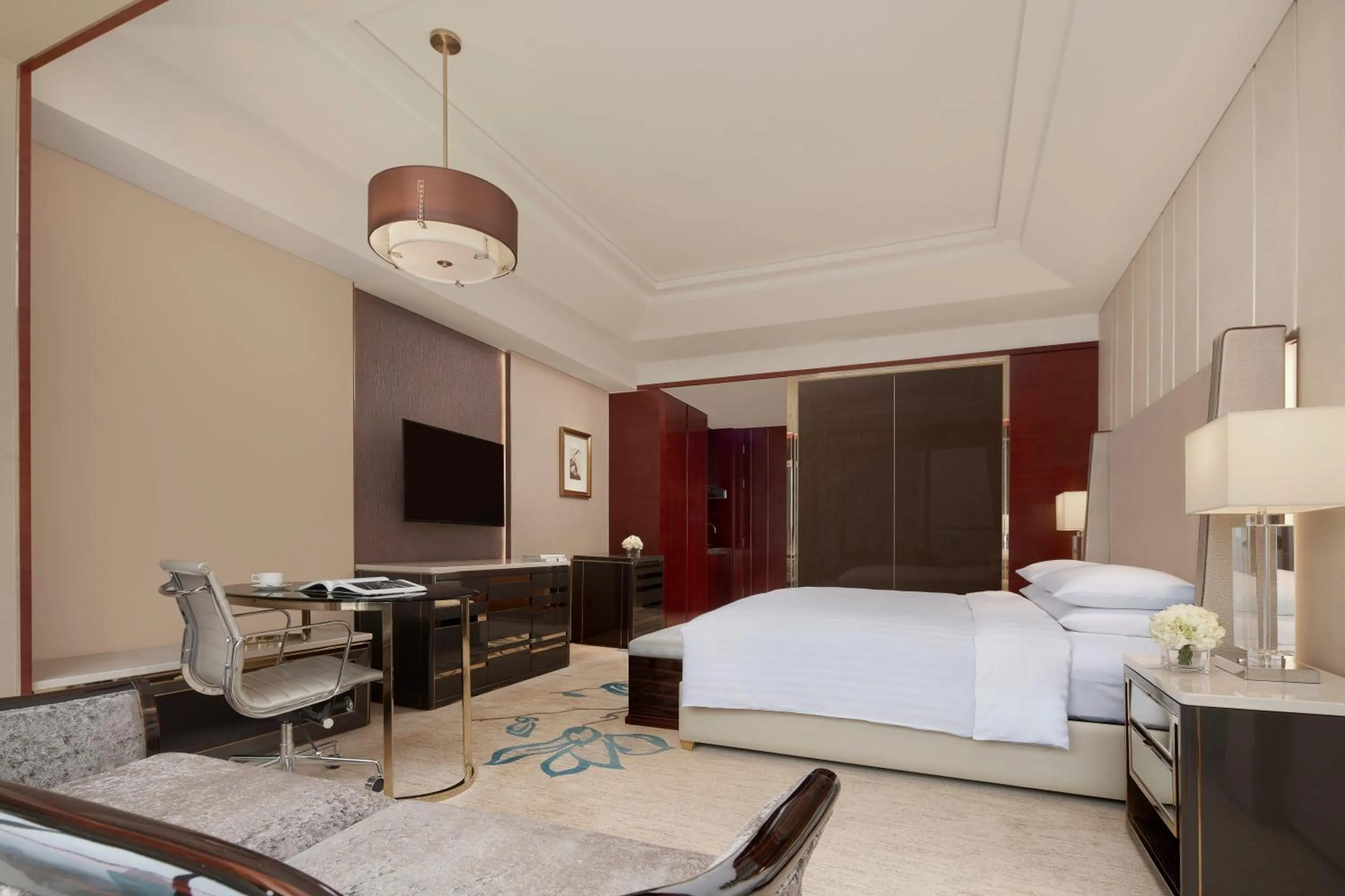 Bed in The International Trade City, Yiwu - Marriott Executive Apartments
