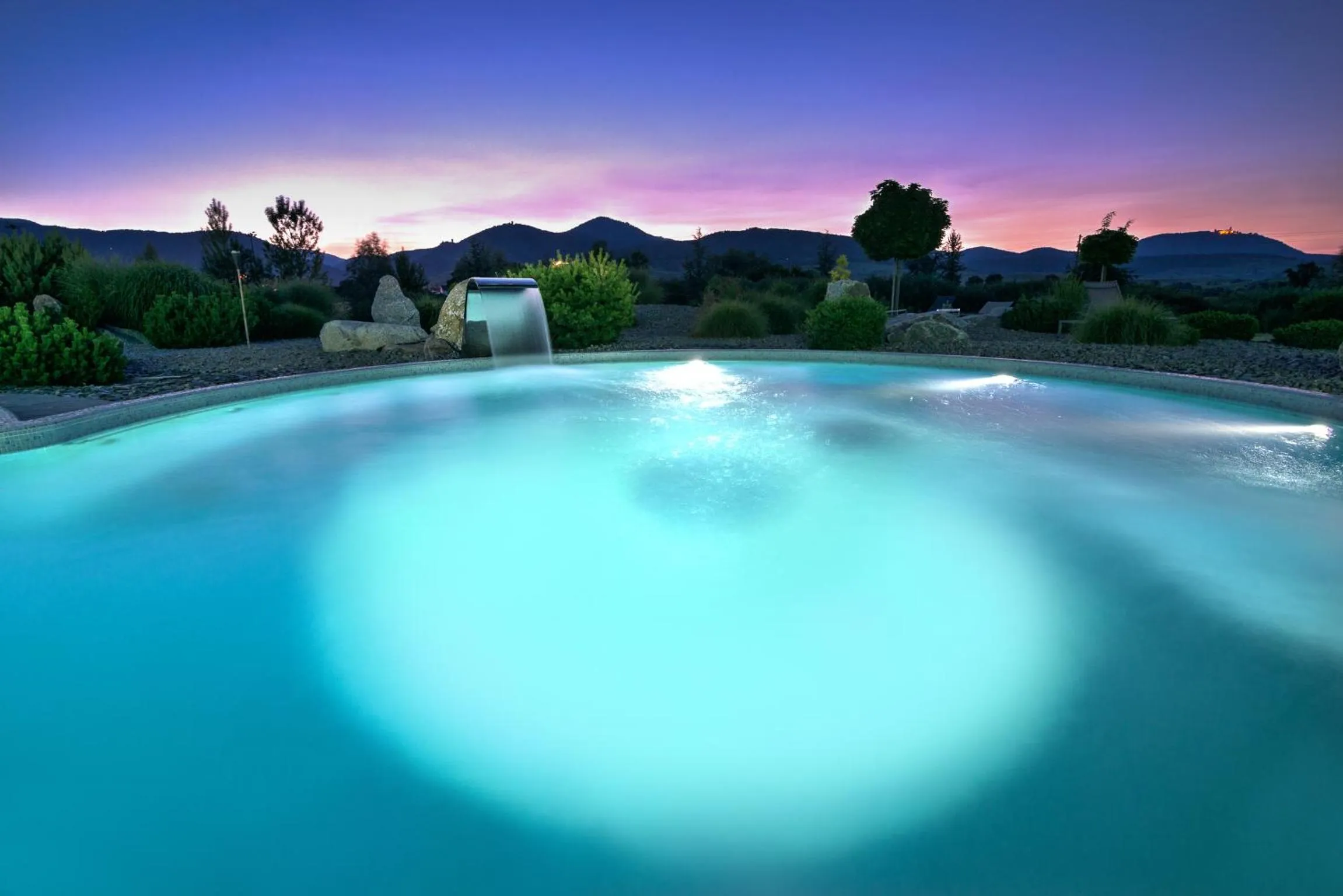 Open Air Bath in Hôtel Barrière Ribeauvillé