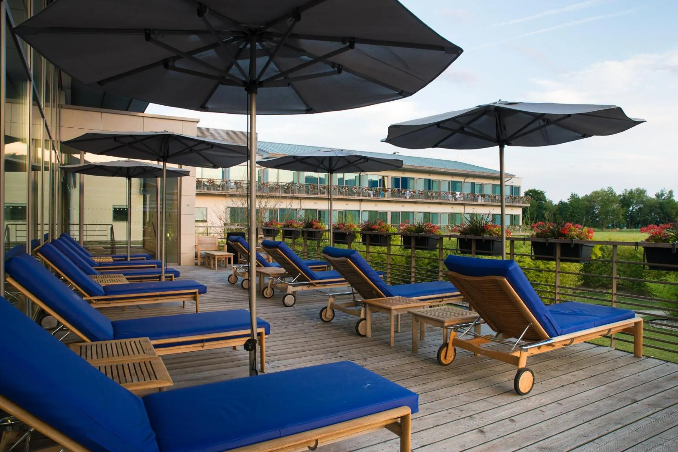 Balcony/Terrace in Hôtel Barrière Ribeauvillé