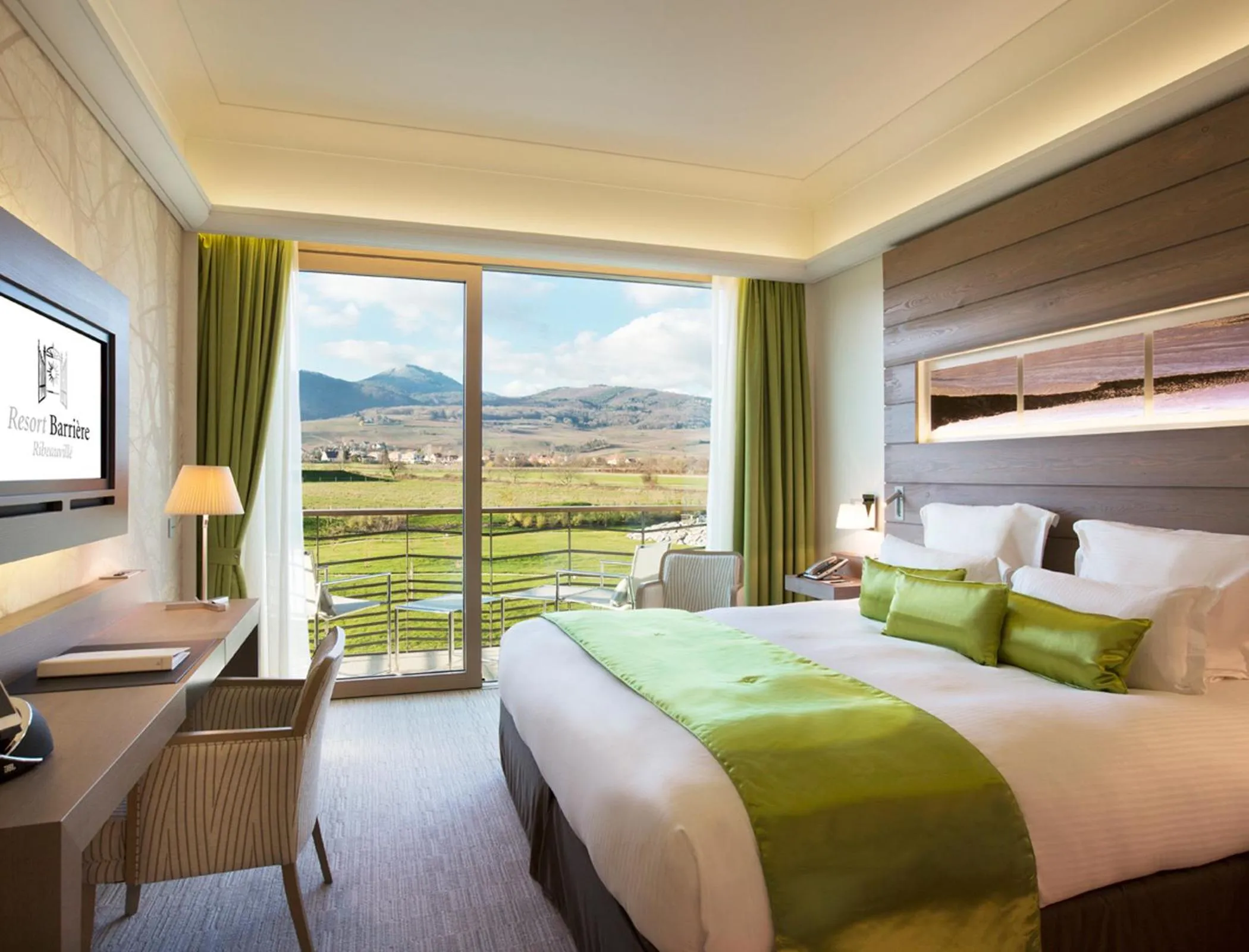 Superior double room with vineyard view in Hôtel Barrière Ribeauvillé