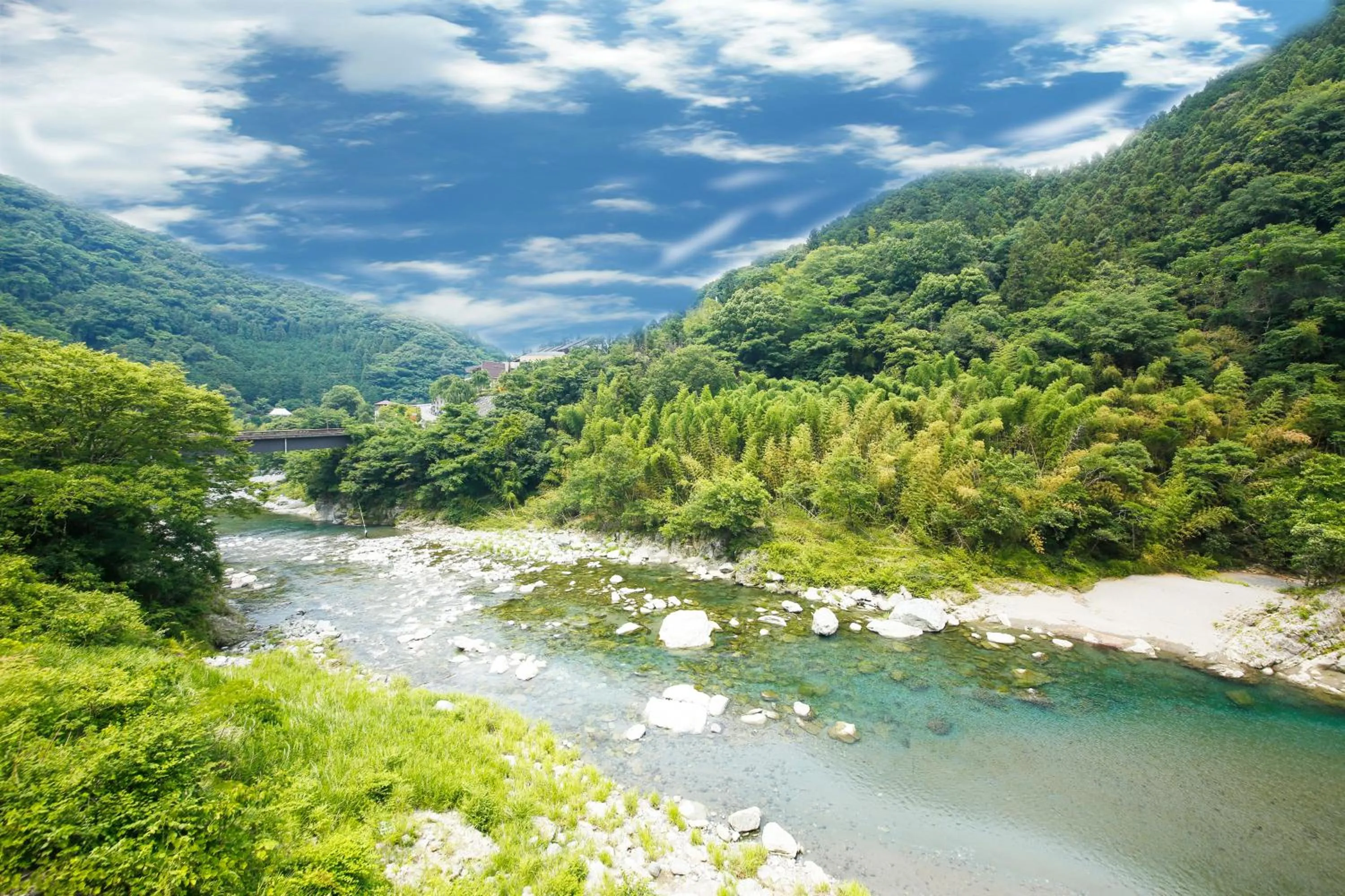 Natural landscape in Blue Villa Anabuki