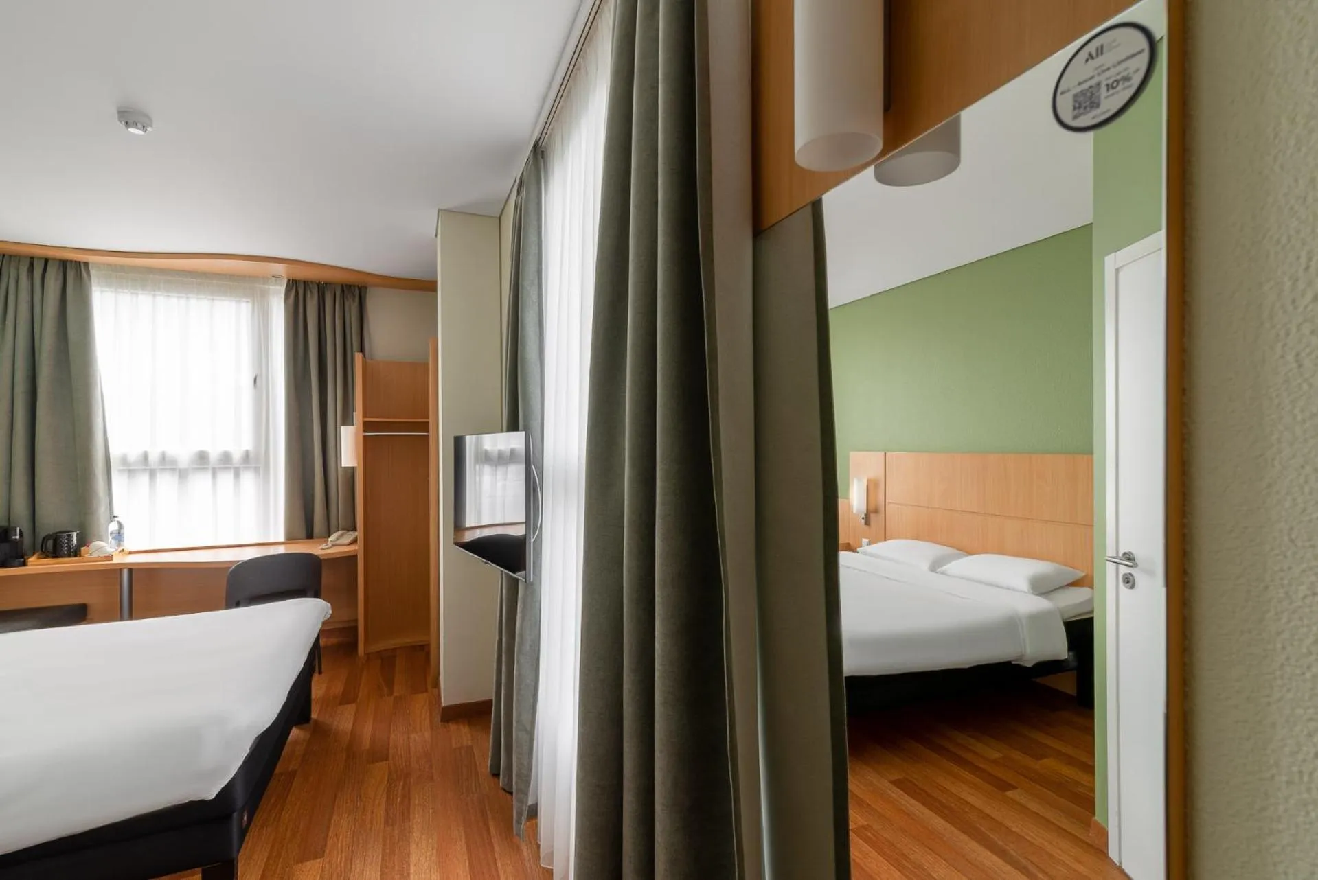 Bed in Ibis Kaunas Centre