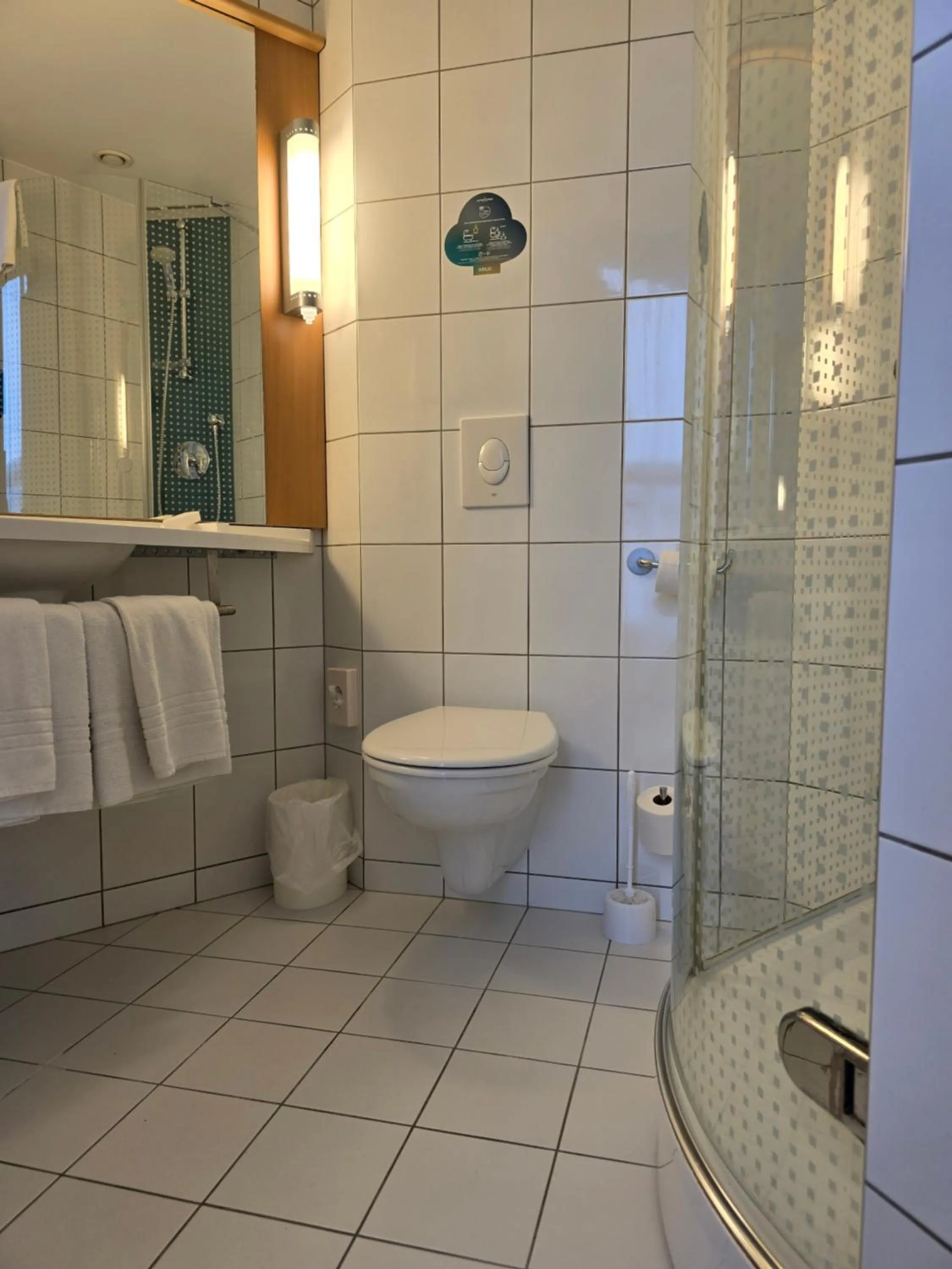 Shower in Ibis Kaunas Centre