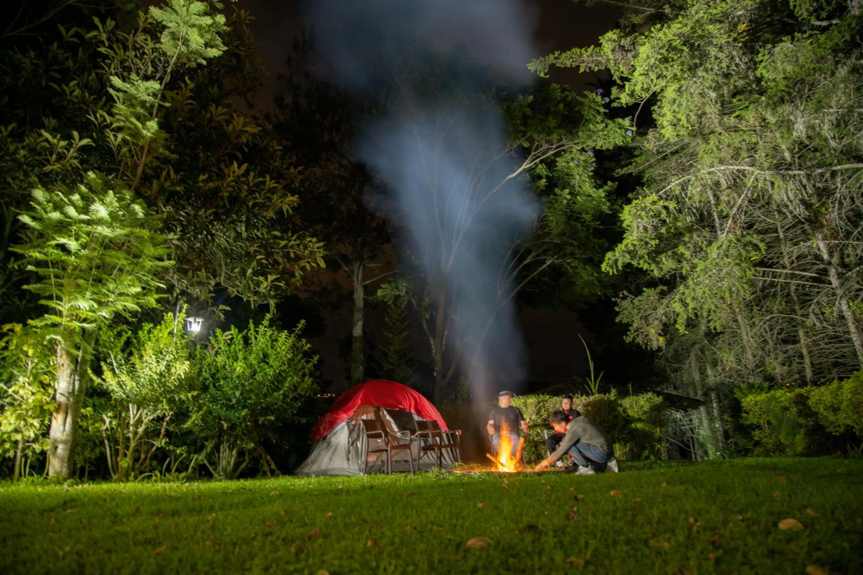 Garden view in Hosteria Cananvalle