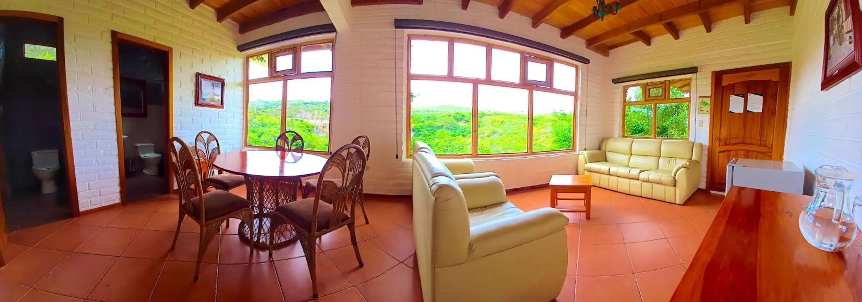 Living room in Hosteria Cananvalle