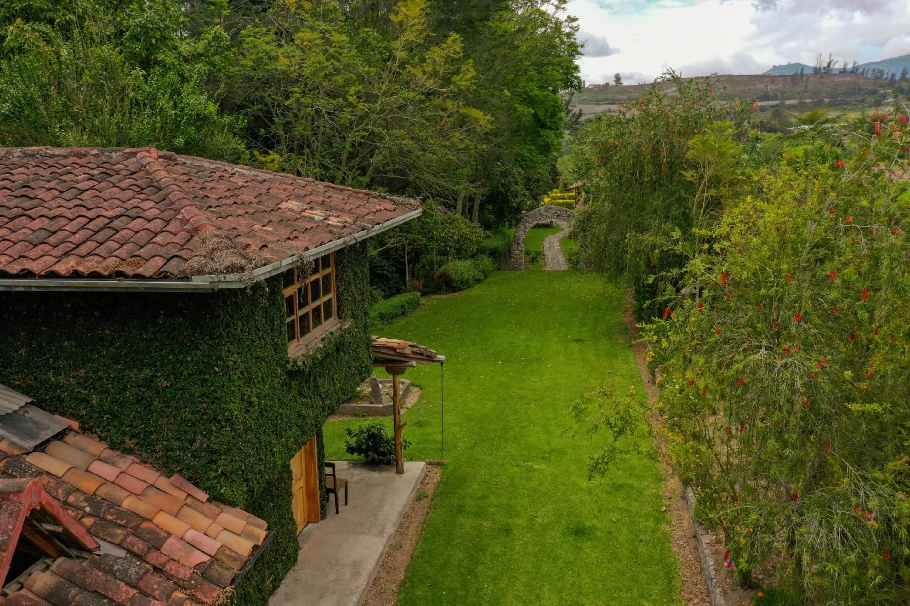 Natural landscape in Hosteria Cananvalle