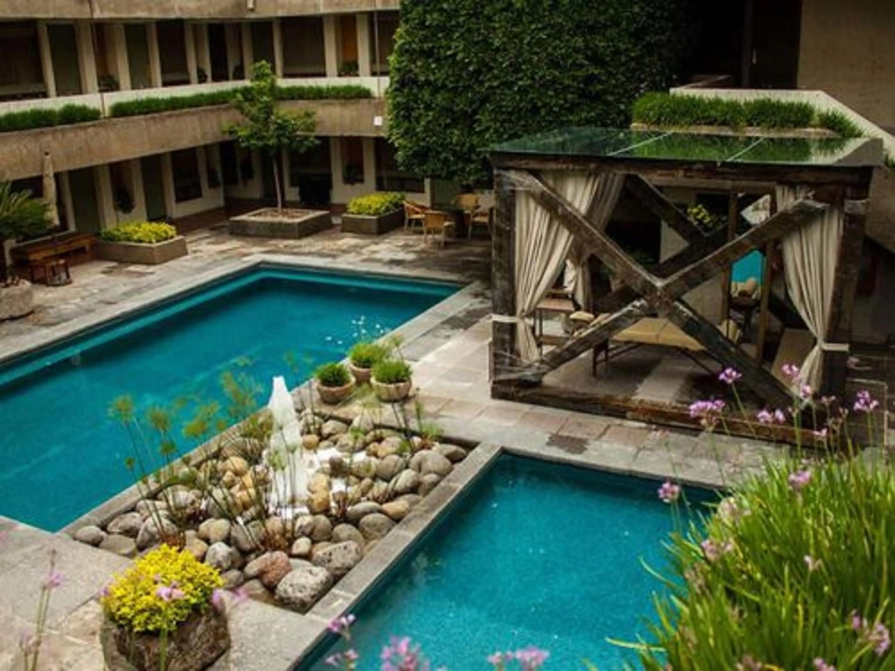 Patio in NEhotel Nueva Estancia