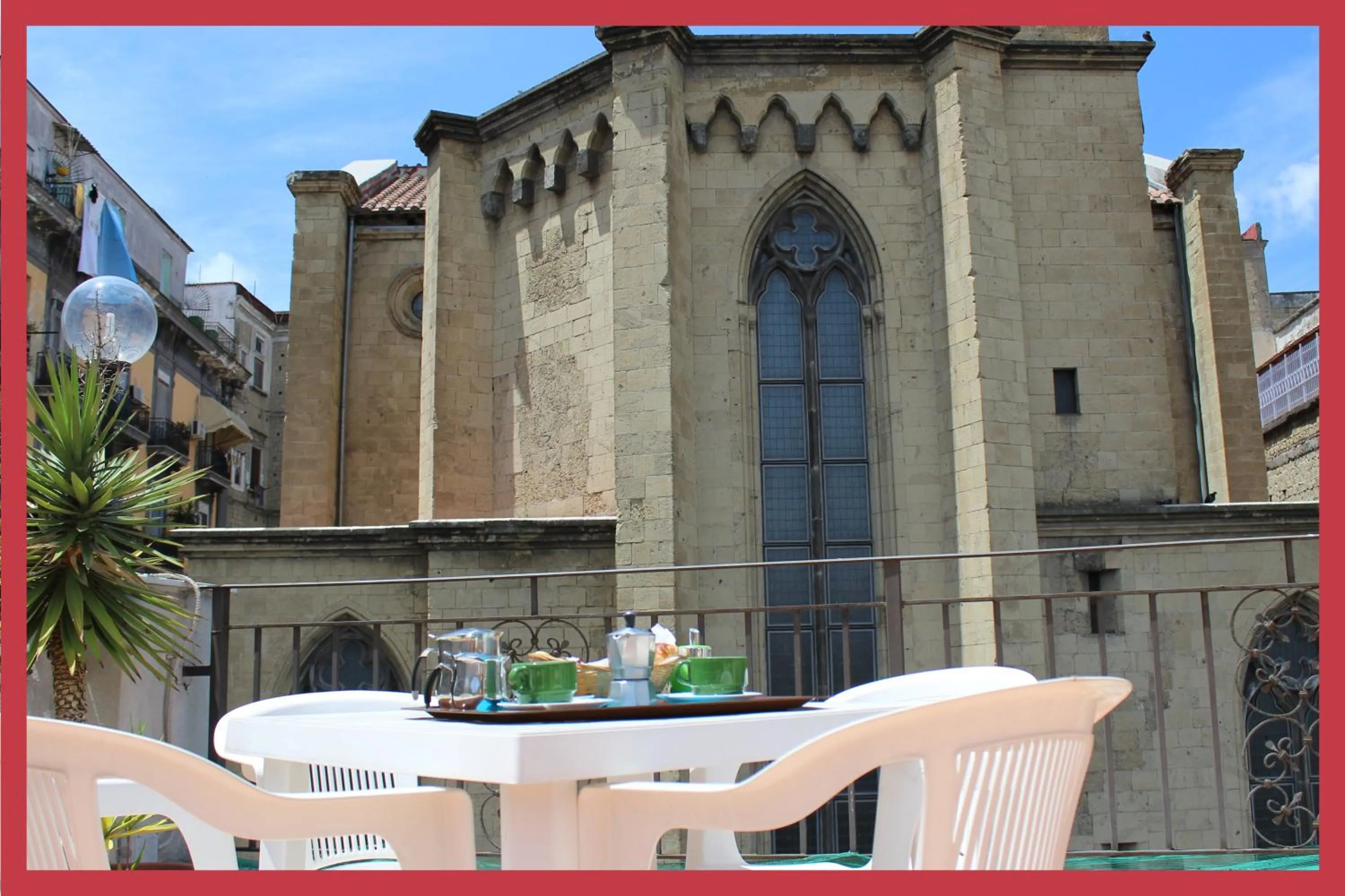 Balcony/Terrace in B&B La Storia Di Napoli