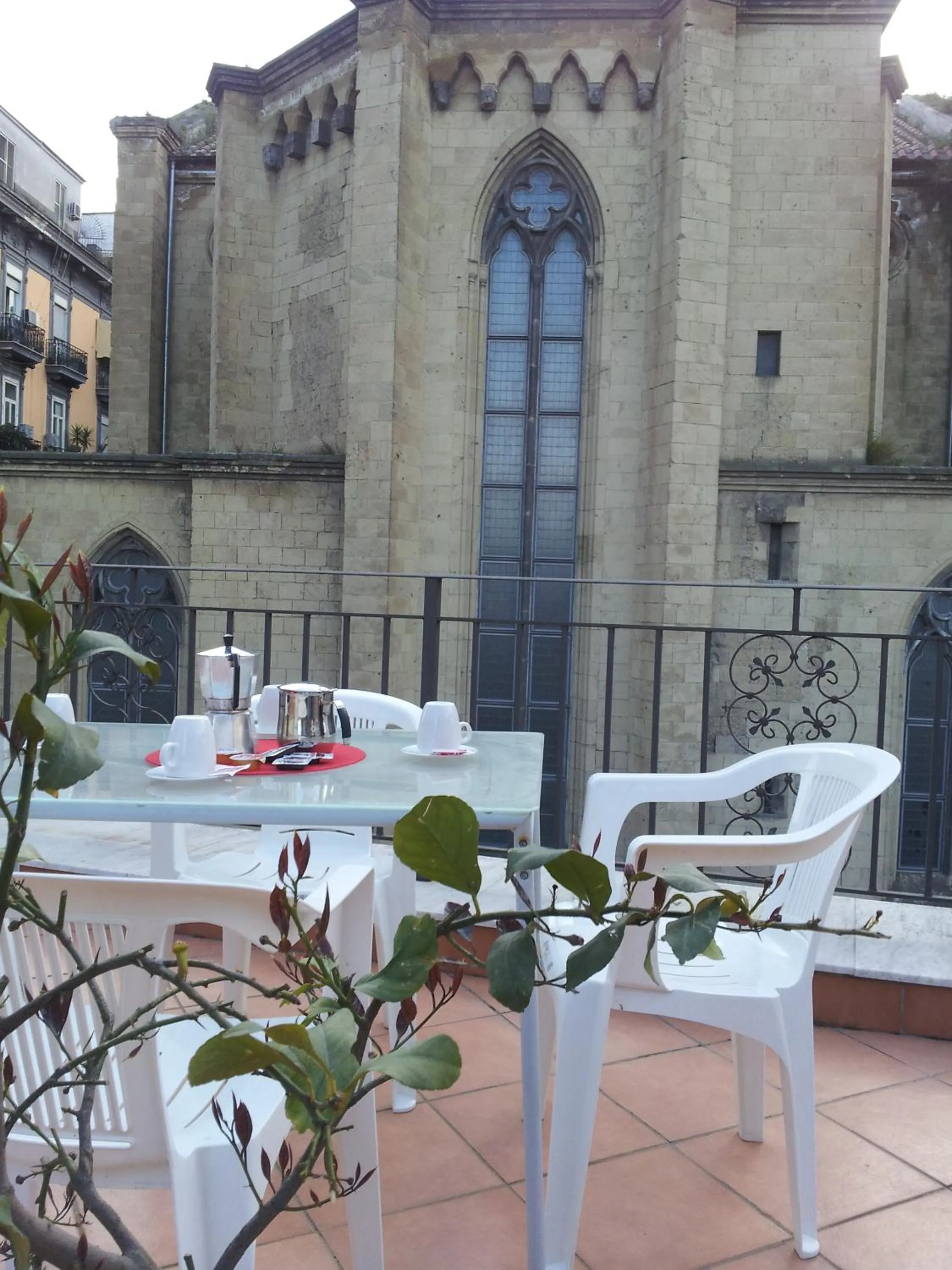Balcony/Terrace in B&B La Storia Di Napoli