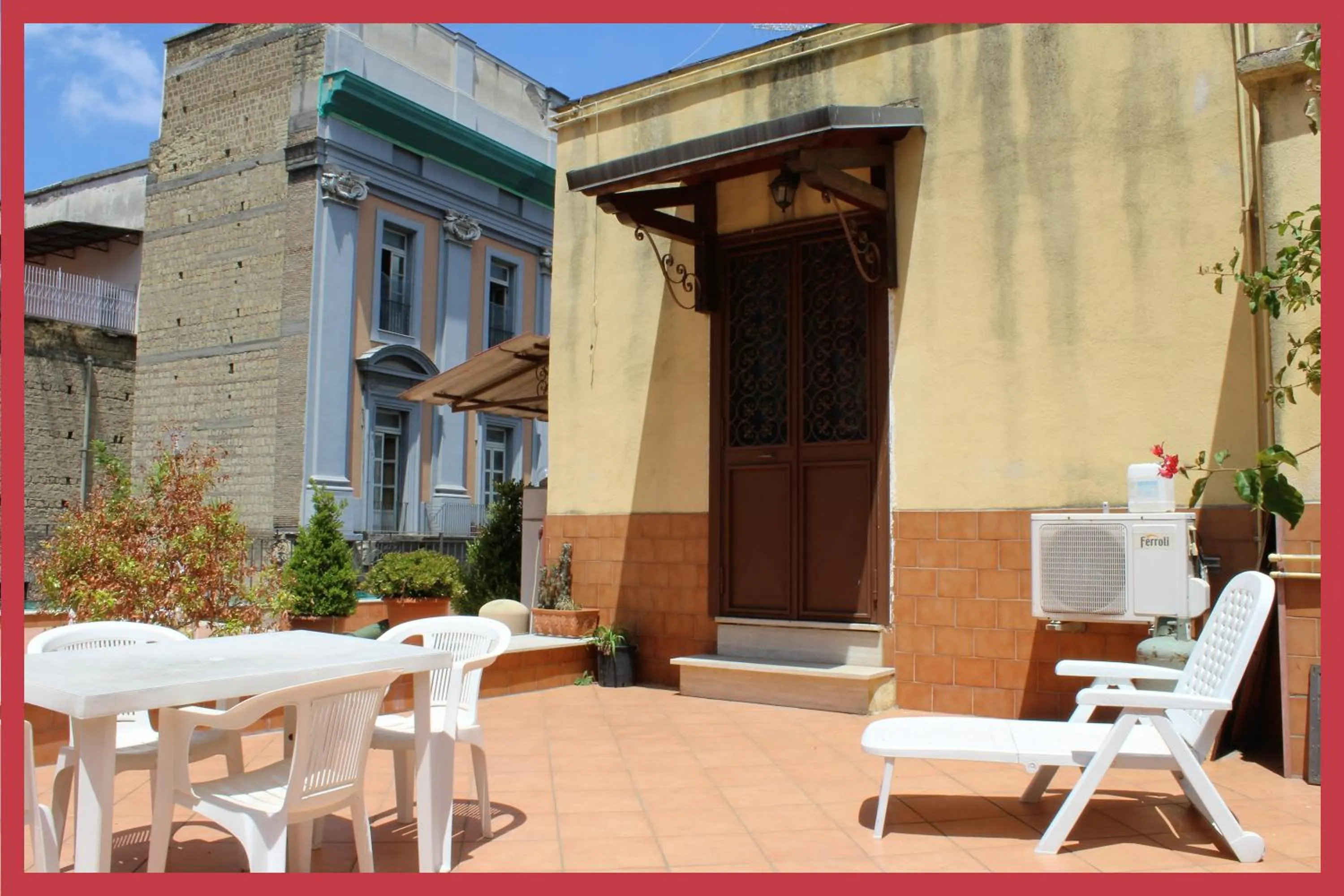 Balcony/Terrace in B&B La Storia Di Napoli