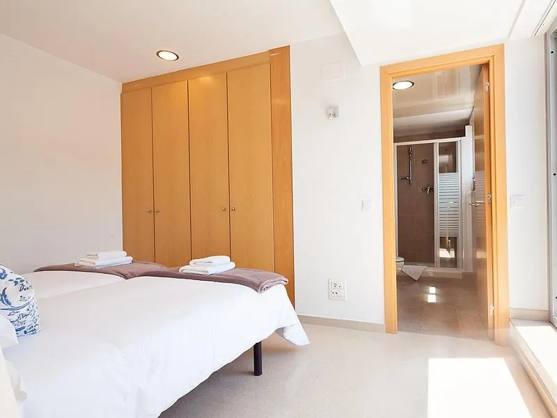Bed in Charmsuites Nou Rambla