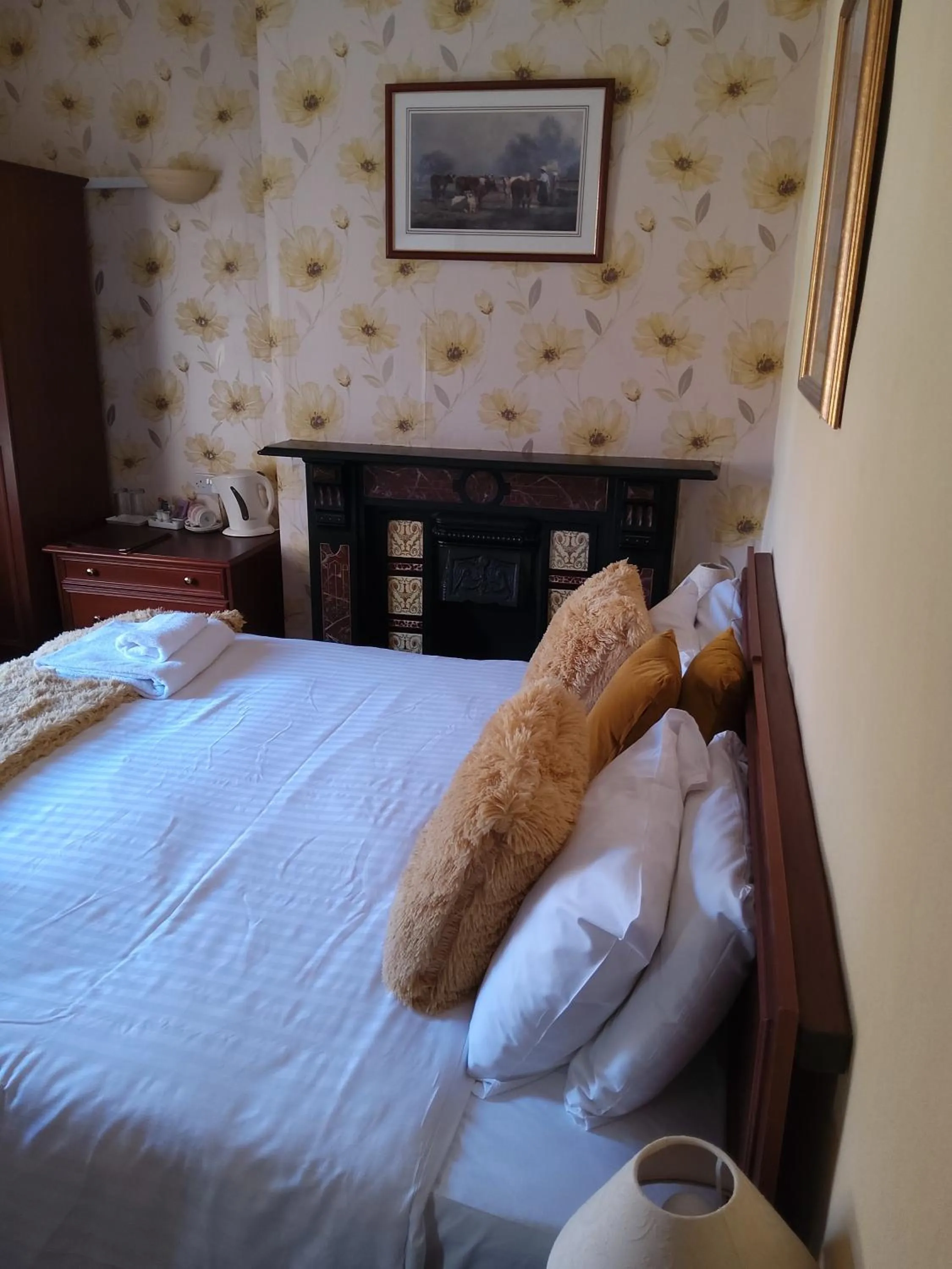 Bed in Tyr Graig Castle