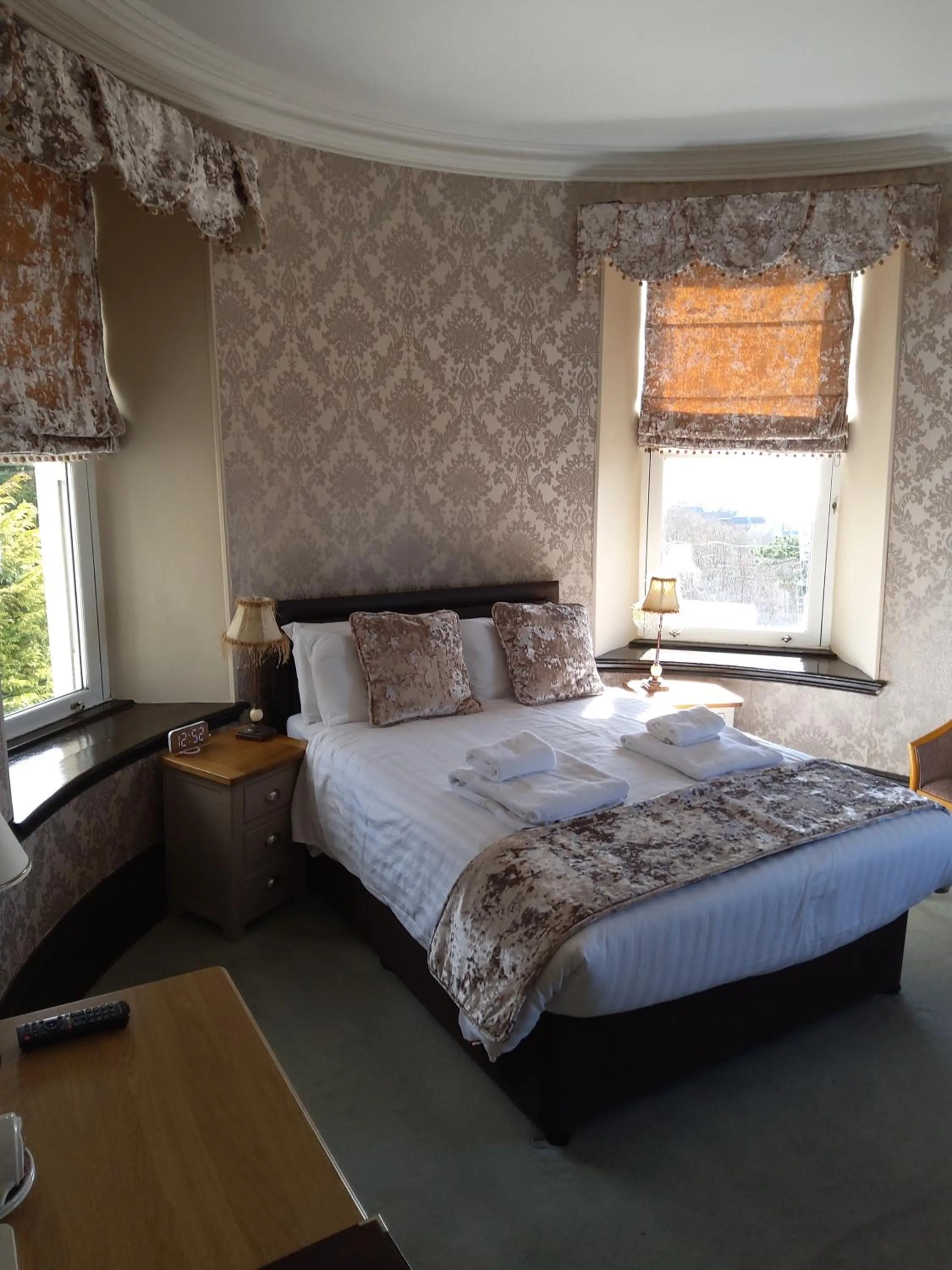 Bed in Tyr Graig Castle