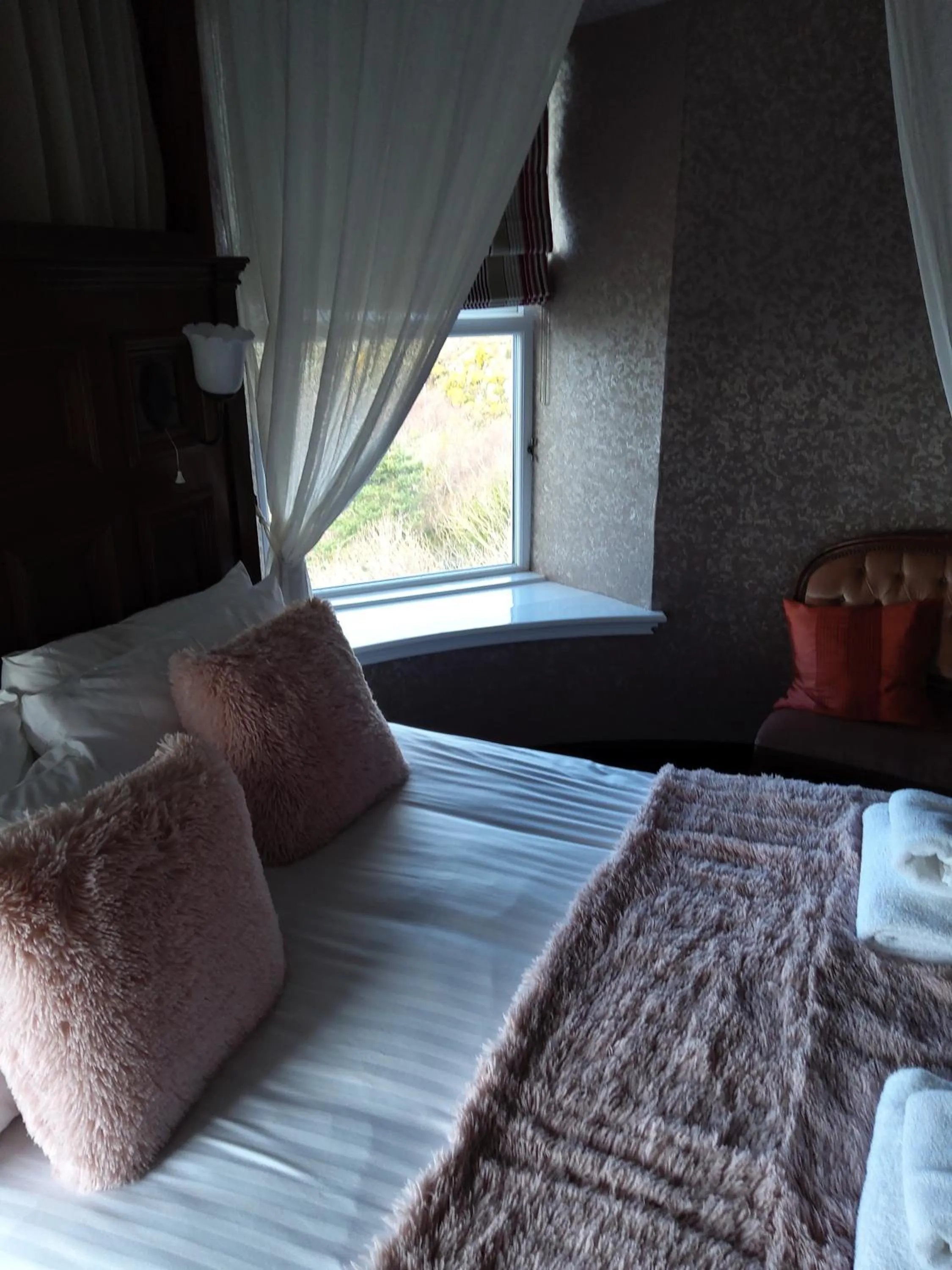 Bed in Tyr Graig Castle