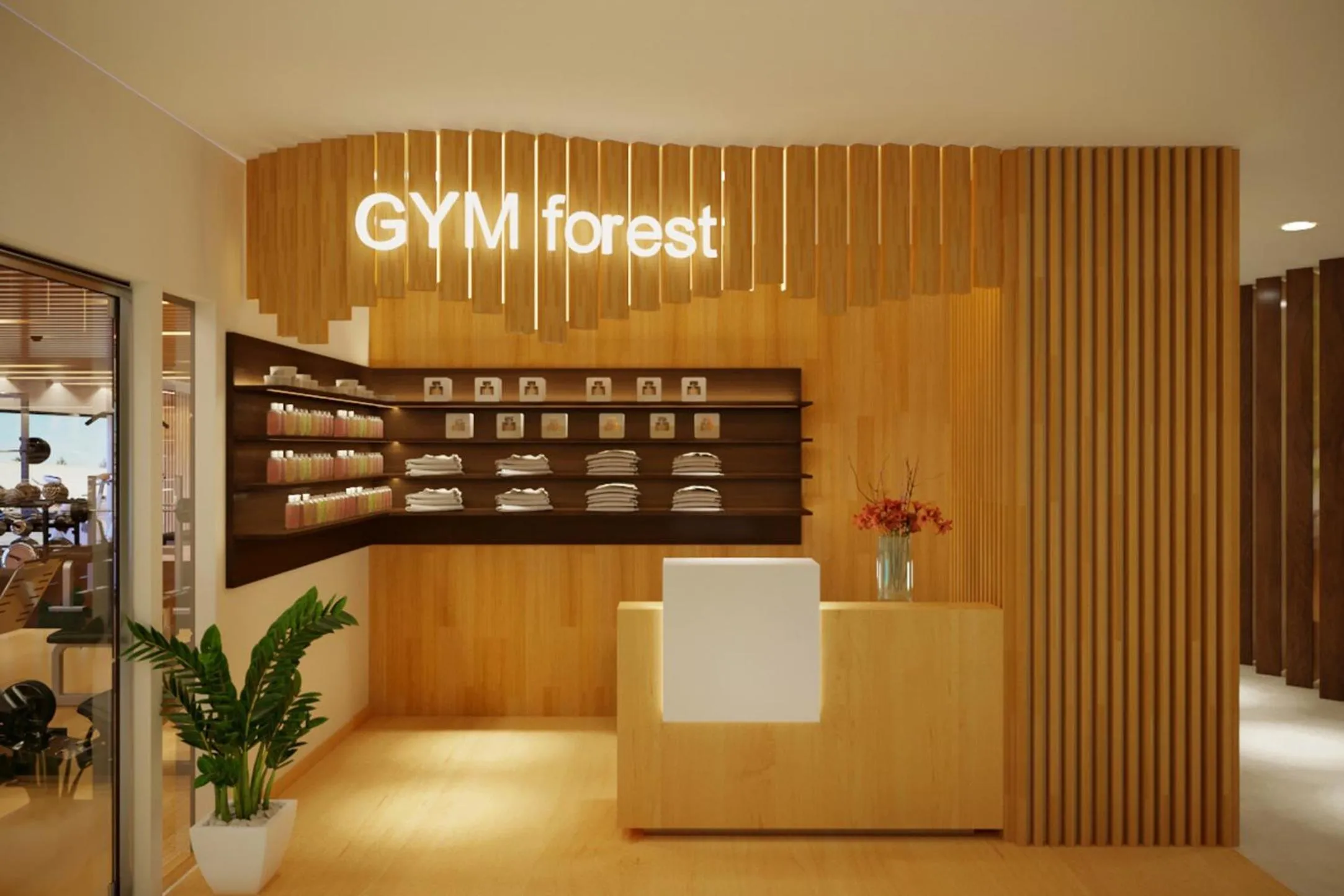 Fitness centre/facilities in Flamingo Resort Dai Lai