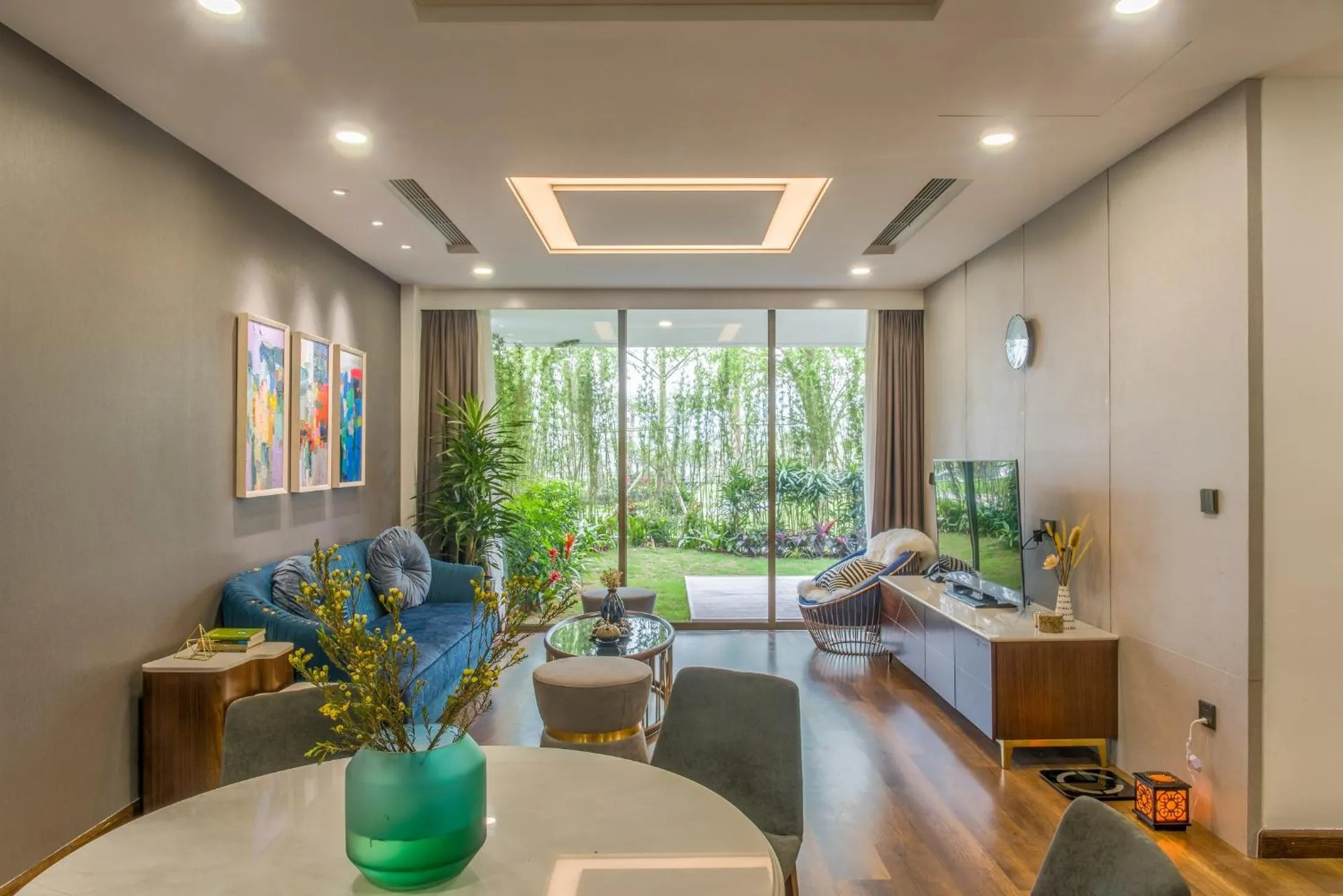 Living room in Flamingo Resort Dai Lai