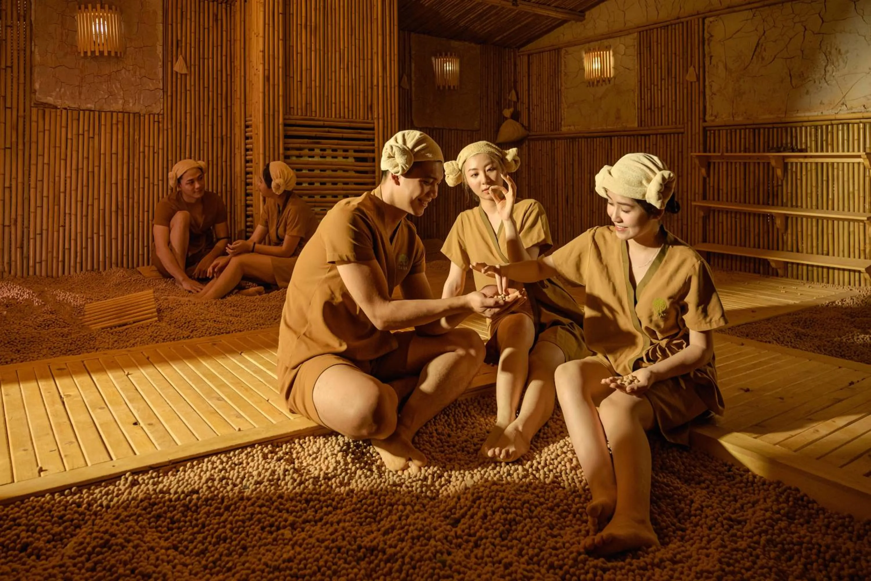 Sauna in Flamingo Resort Dai Lai